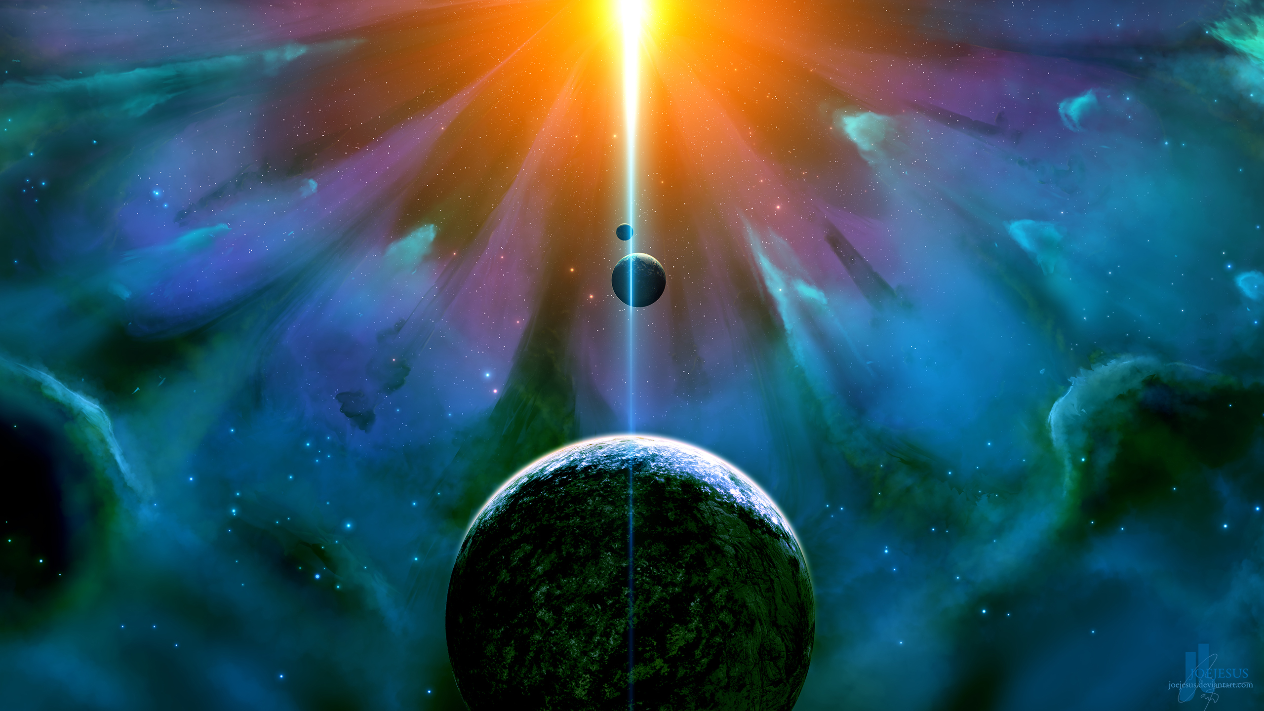 Download mobile wallpaper Stars, Space, Planet, Sci Fi for free.