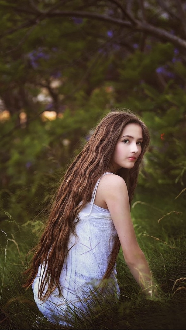 Teen Girls With Long Hair