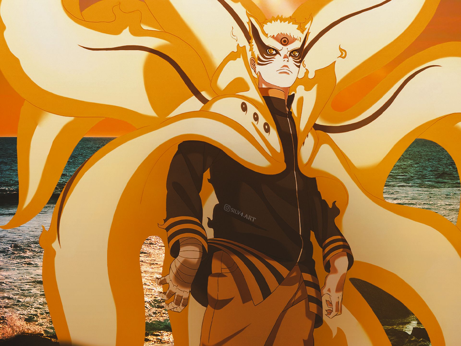 Laden Sie das Naruto, Animes, Naruto Uzumaki, Boruto, Baryon Modus (Naruto)-Bild kostenlos auf Ihren PC-Desktop herunter