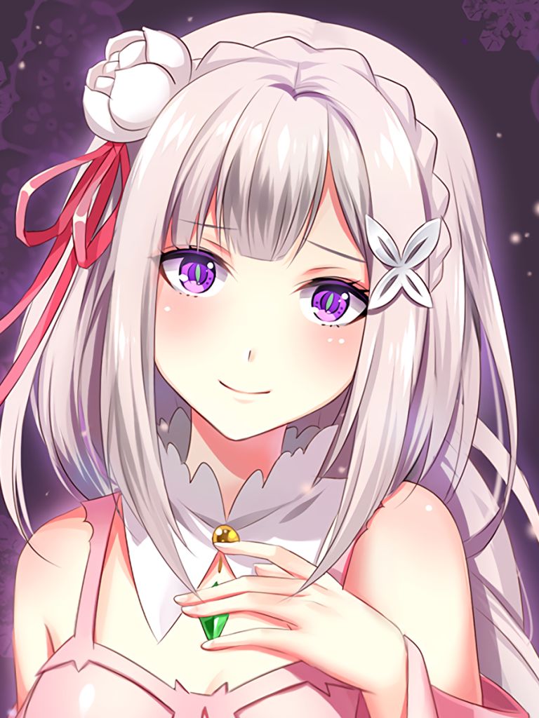 Descarga gratuita de fondo de pantalla para móvil de Animado, Emilia (Re:zero), Re:zero Comenzando La Vida En Otro Mundo.