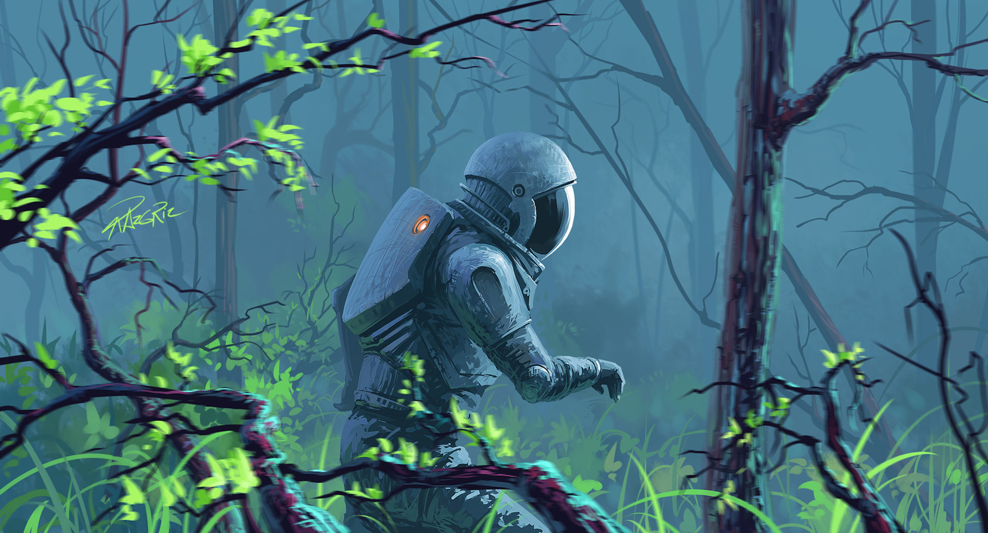 Laden Sie das Science Fiction, Astronaut-Bild kostenlos auf Ihren PC-Desktop herunter