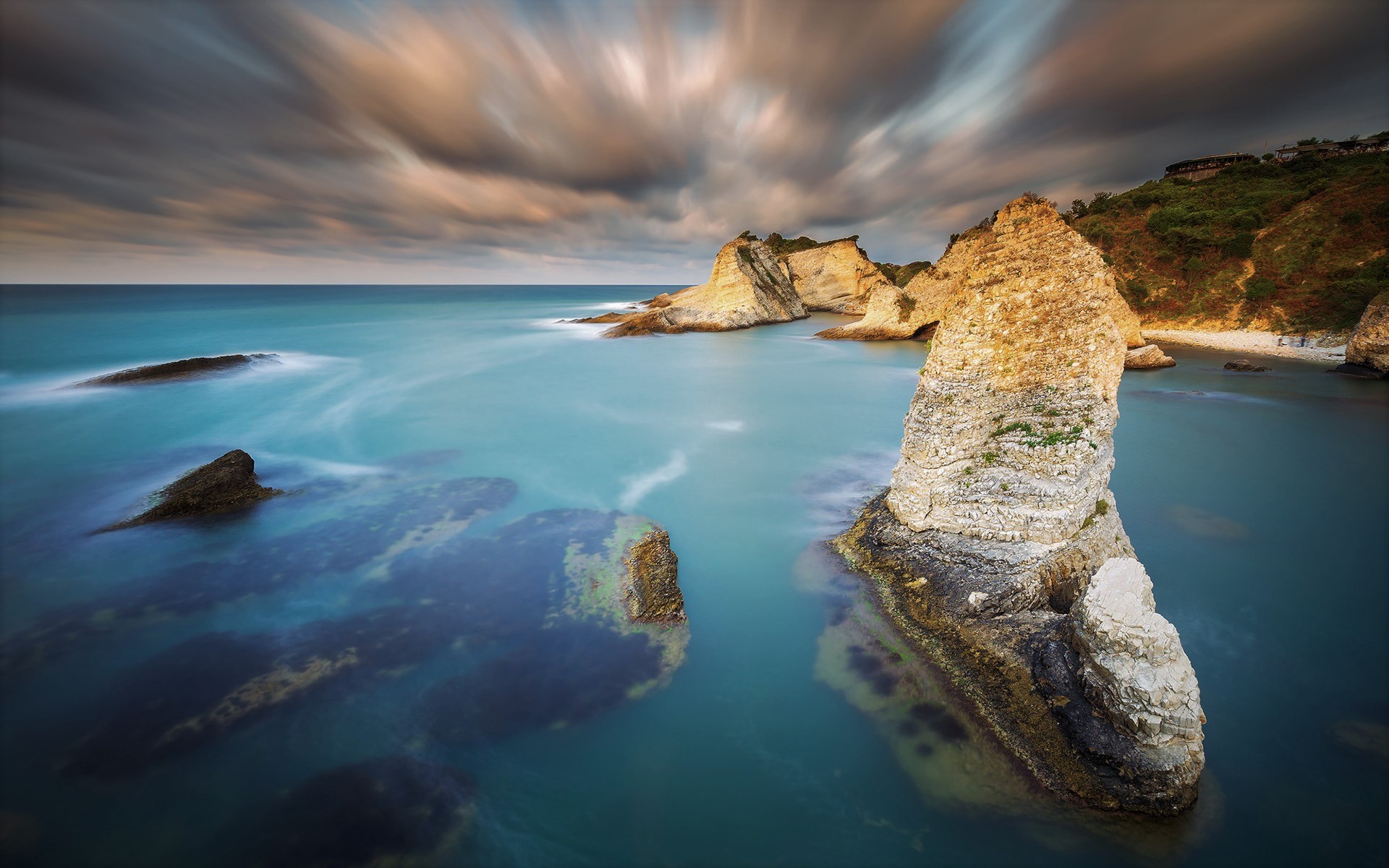 Descarga gratis la imagen Cielo, Mar, Horizonte, Océano, Nube, Tierra/naturaleza en el escritorio de tu PC