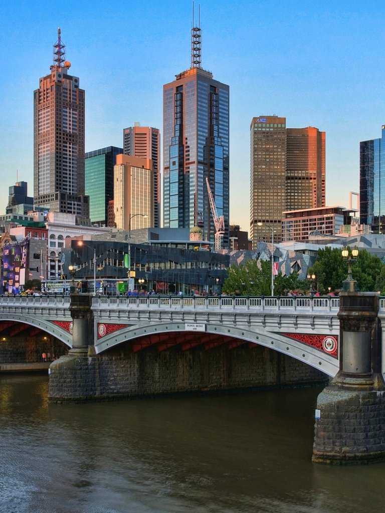 Download mobile wallpaper Cities, Melbourne, Man Made for free.