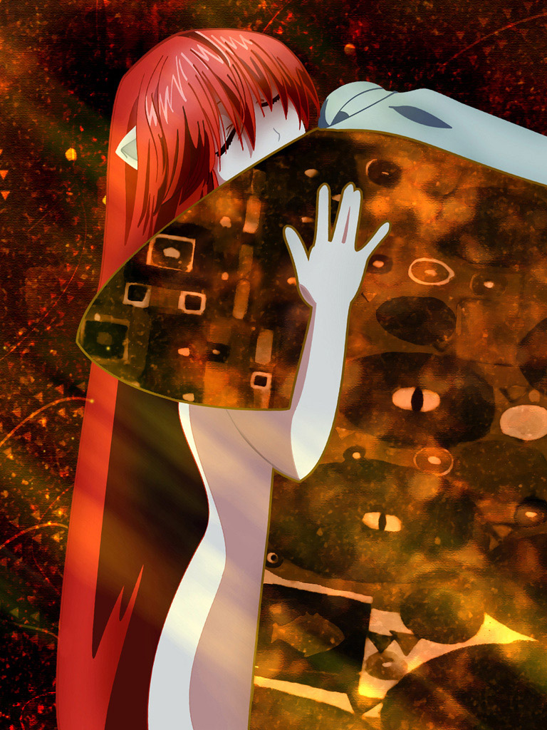 Handy-Wallpaper Animes, Elfen Lied kostenlos herunterladen.