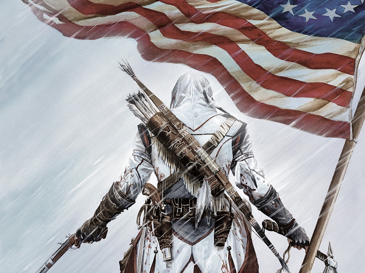 Laden Sie das Computerspiele, Assassin's Creed Iii-Bild kostenlos auf Ihren PC-Desktop herunter