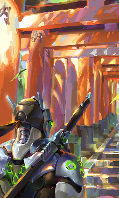 Baixar papel de parede para celular de Overwatch, Videogame, Genji (Overwatch) gratuito.