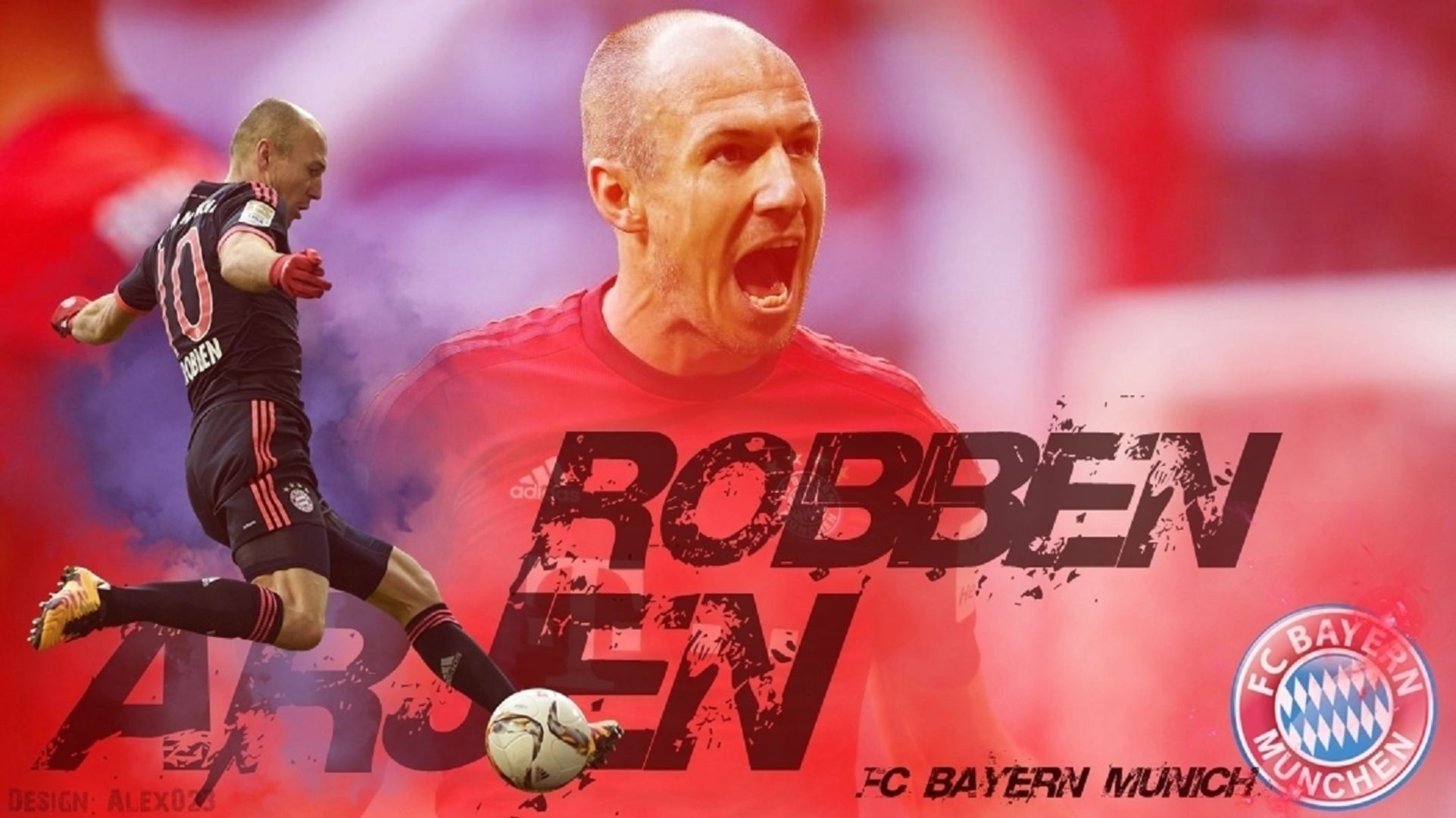 Baixar papel de parede para celular de Esportes, Futebol, Bayern De Munique, Arjen Robben gratuito.