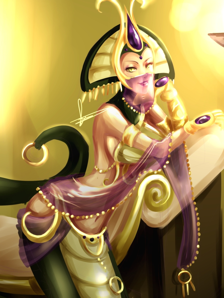 Download mobile wallpaper Fantasy, League Of Legends, Video Game, Cassiopeia (League Of Legends) for free.