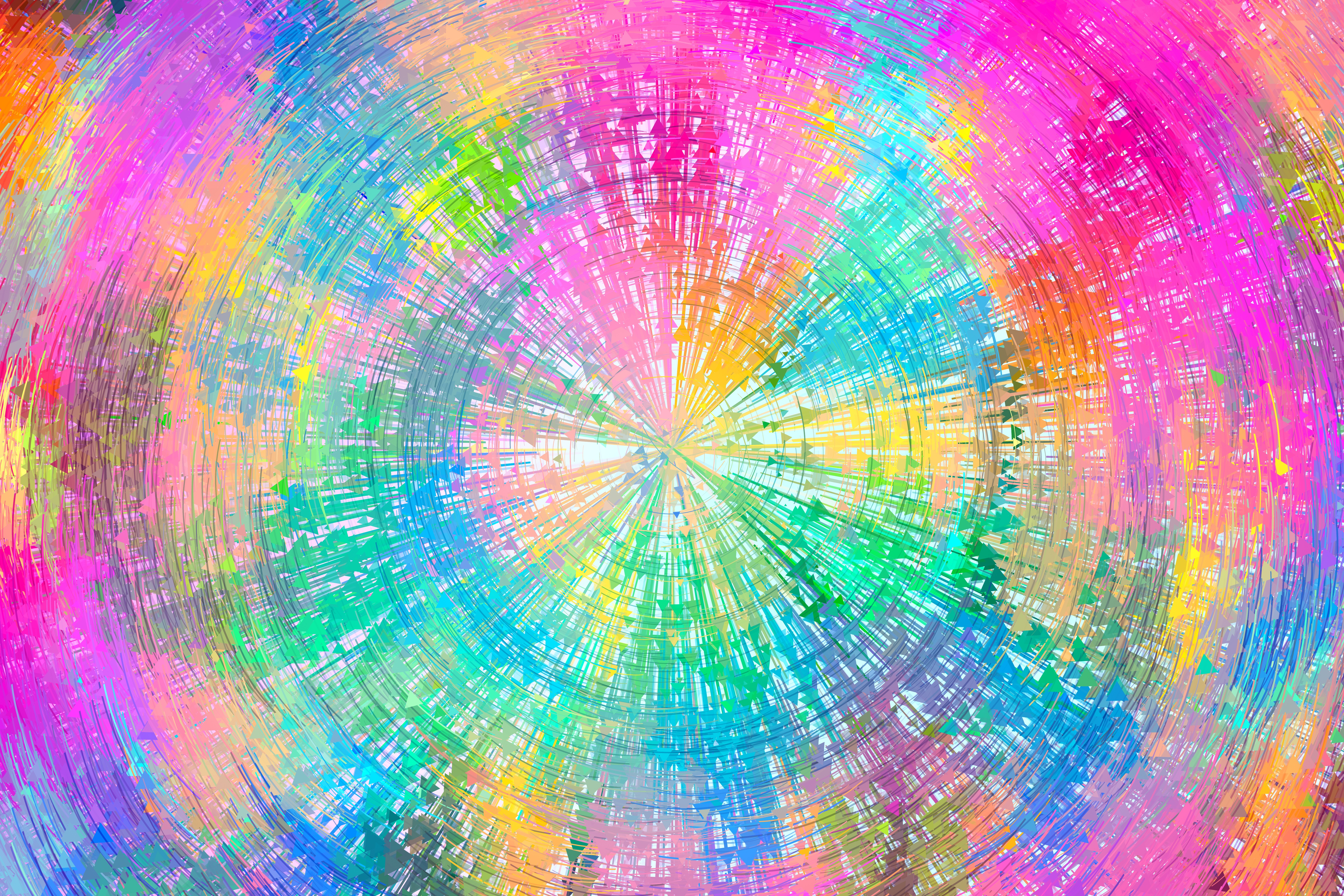 circles, multicolored, textures, texture, rotation, arrows HD wallpaper