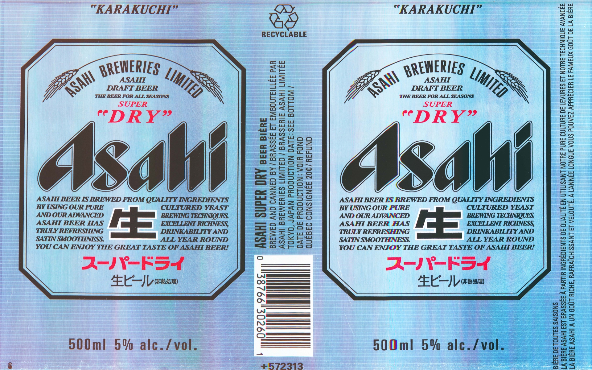 624330 Bild herunterladen nahrungsmittel, asahi bier, bier - Hintergrundbilder und Bildschirmschoner kostenlos