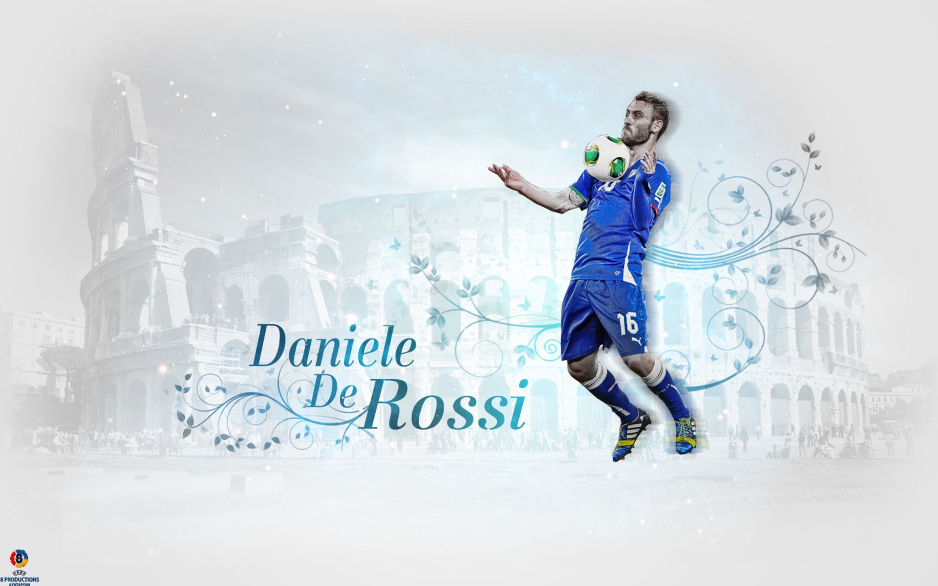 Laden Sie das Sport, Fußball, Italienische Fußballnationalmannschaft, Daniele De Rossi-Bild kostenlos auf Ihren PC-Desktop herunter