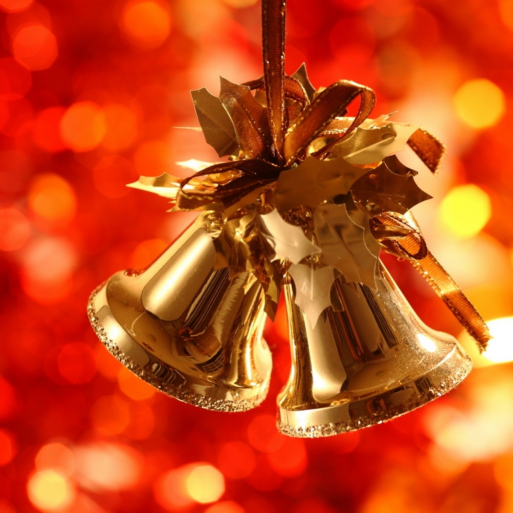 Handy-Wallpaper Feiertage, Weihnachten, Weihnachtsschmuck, Glocke kostenlos herunterladen.