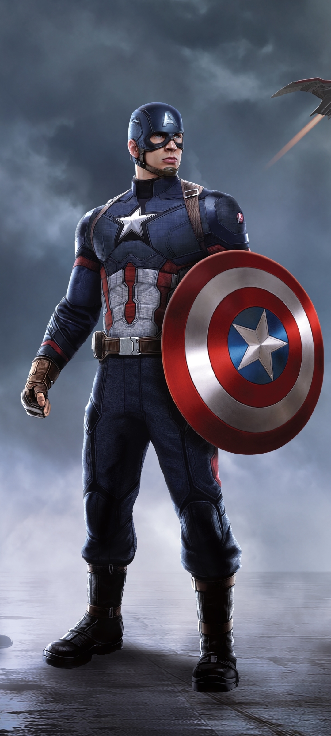 Handy-Wallpaper Captain America, Filme, Kapitän Amerika, Steve Rogers, The First Avenger: Civil War kostenlos herunterladen.