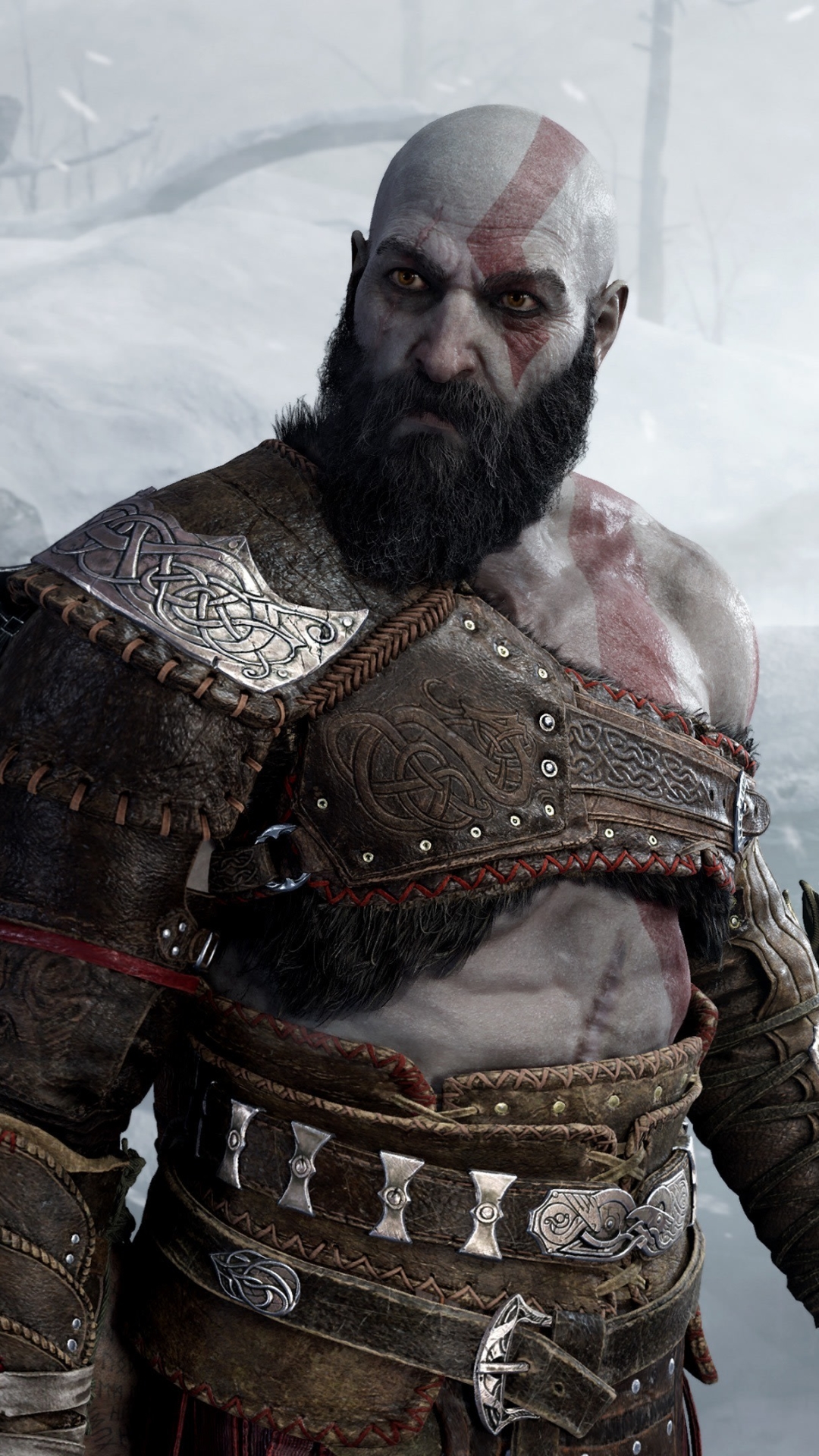 Handy-Wallpaper Computerspiele, Kratos (Gott Des Krieges), God Of War: Ragnarök kostenlos herunterladen.
