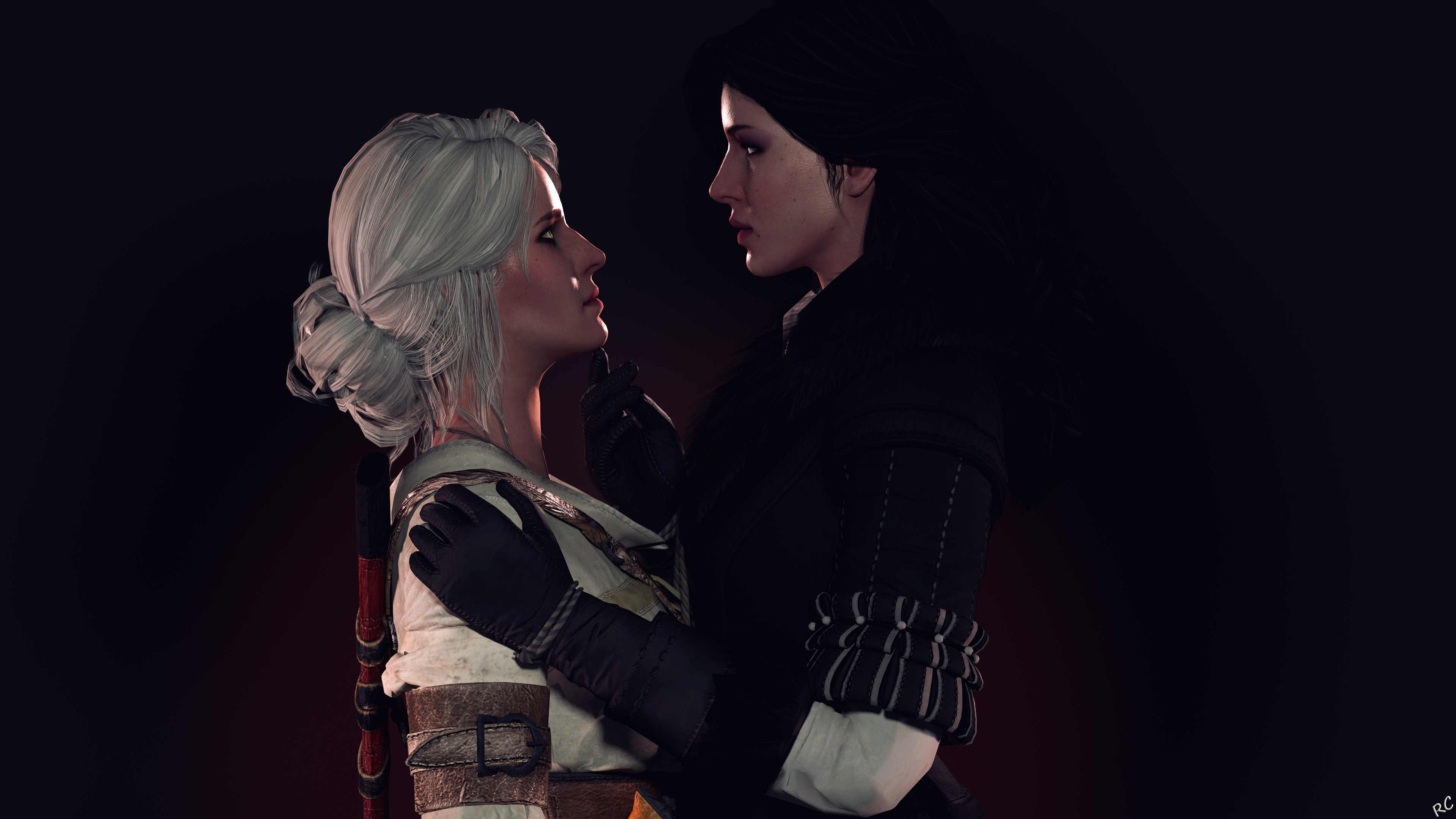the witcher, ciri (the witcher), video game, the witcher 3: wild hunt, yennefer of vengerberg