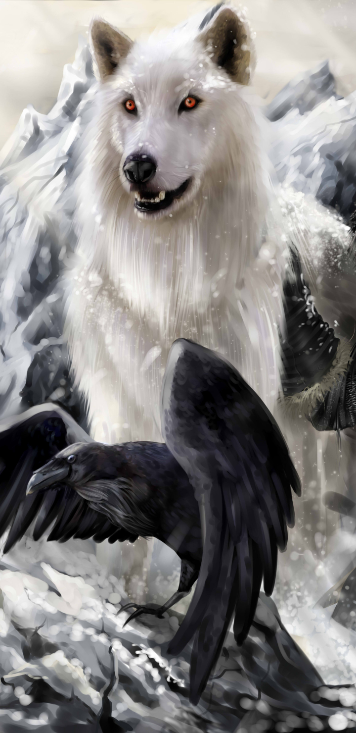 Download mobile wallpaper Fantasy, Game Of Thrones, Wolf, A Song Of Ice And Fire for free.