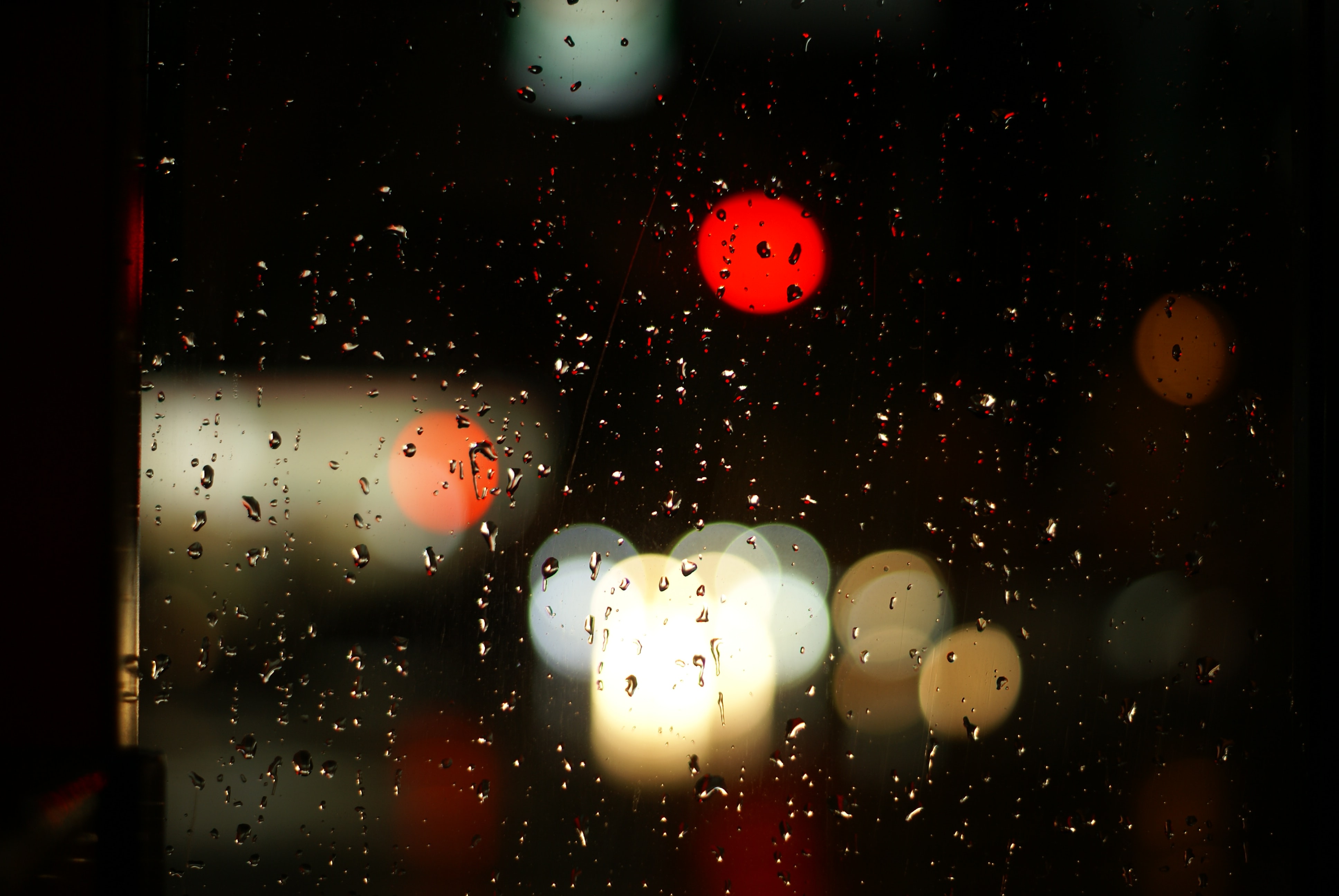 Download mobile wallpaper Miscellanea, Smooth, Glare, Drops, Miscellaneous, Blur, Wet, Glass for free.