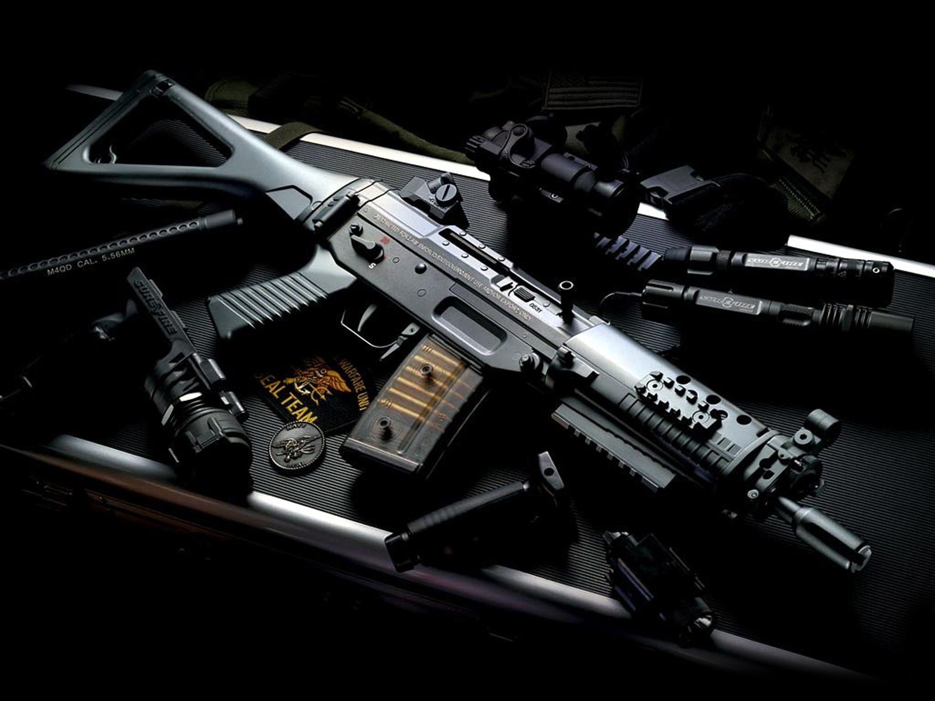 Download mobile wallpaper Weapons, Assault Rifle for free.