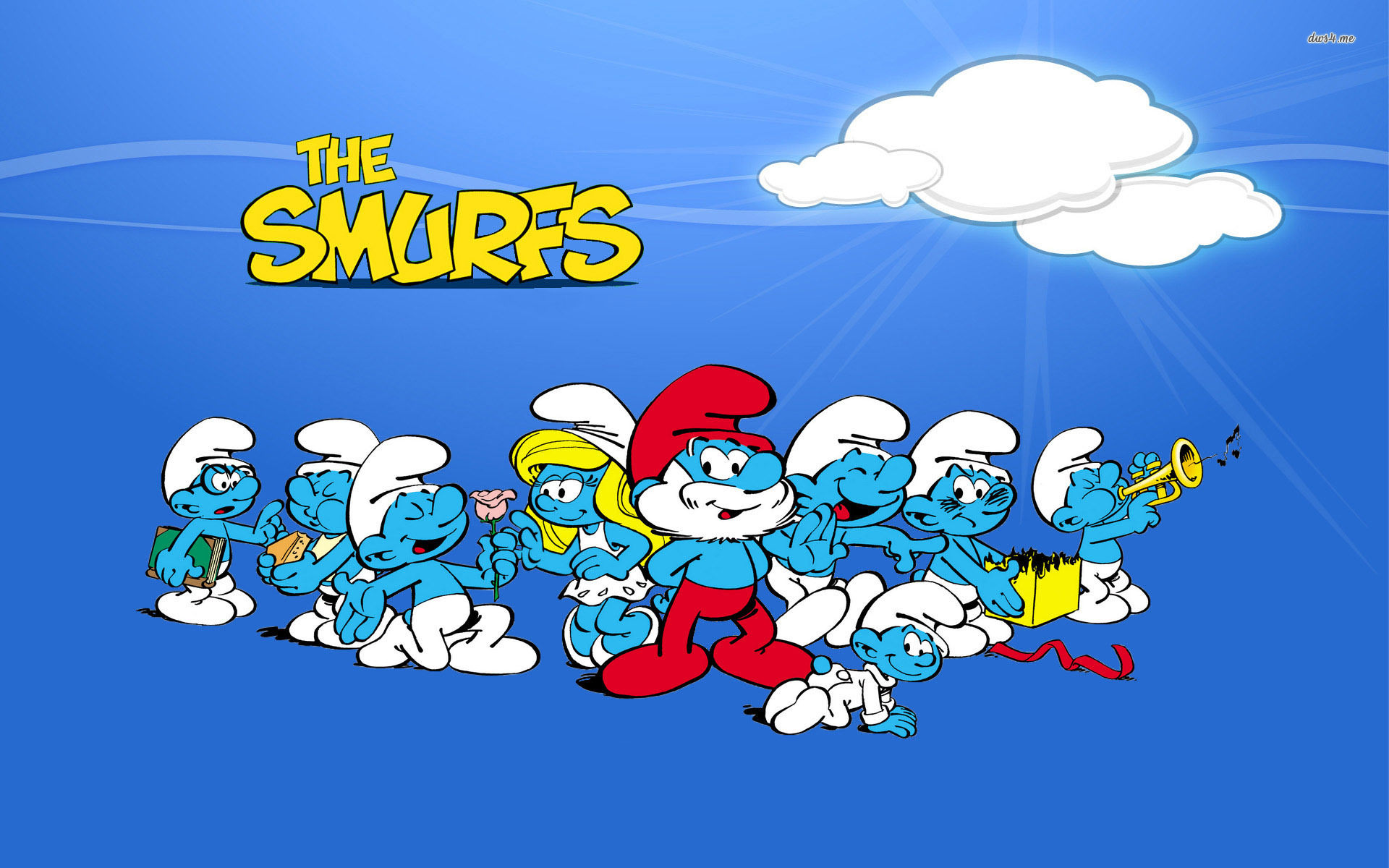 Baixe gratuitamente a imagem Os Smurfs, História Em Quadrinhos na área de trabalho do seu PC