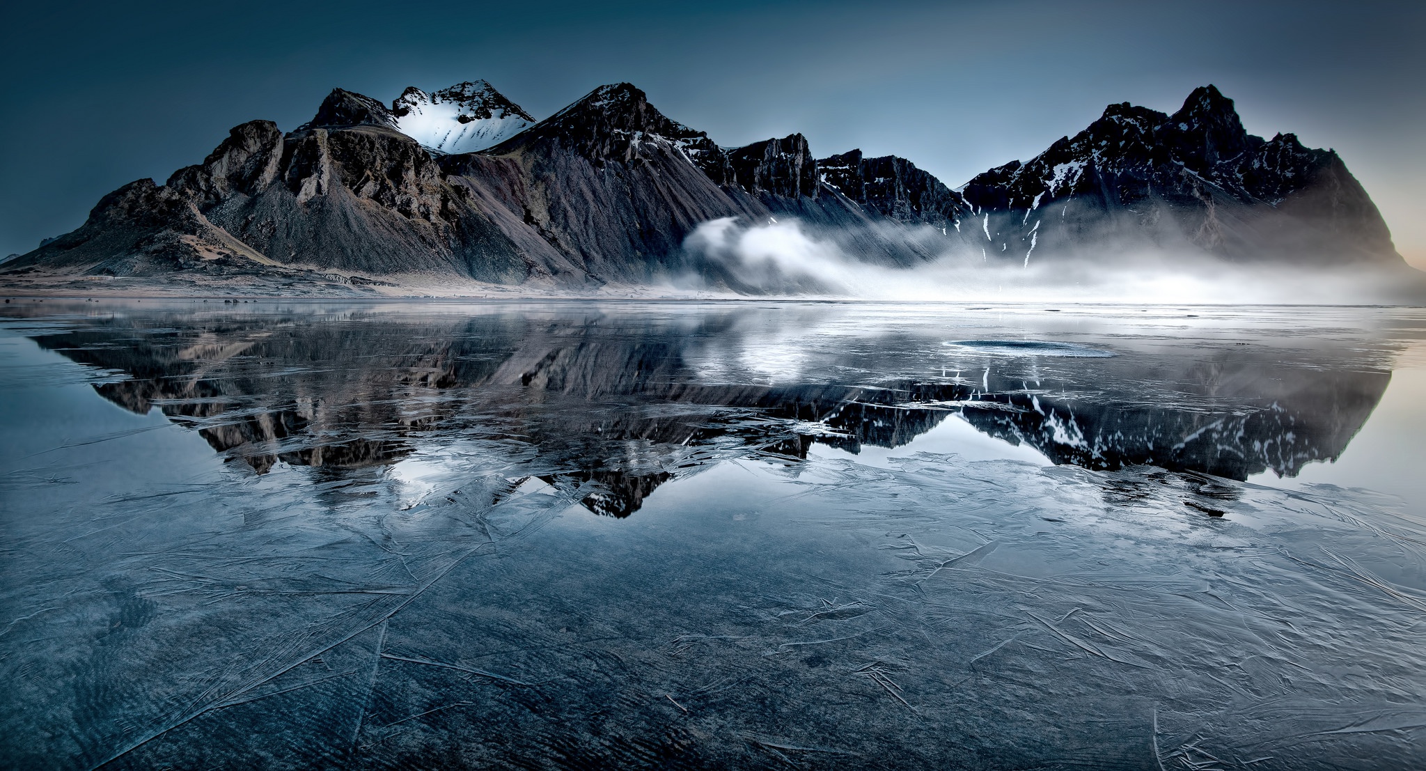 Free download wallpaper Nature, Ice, Mountain, Reflection, Earth on your PC desktop