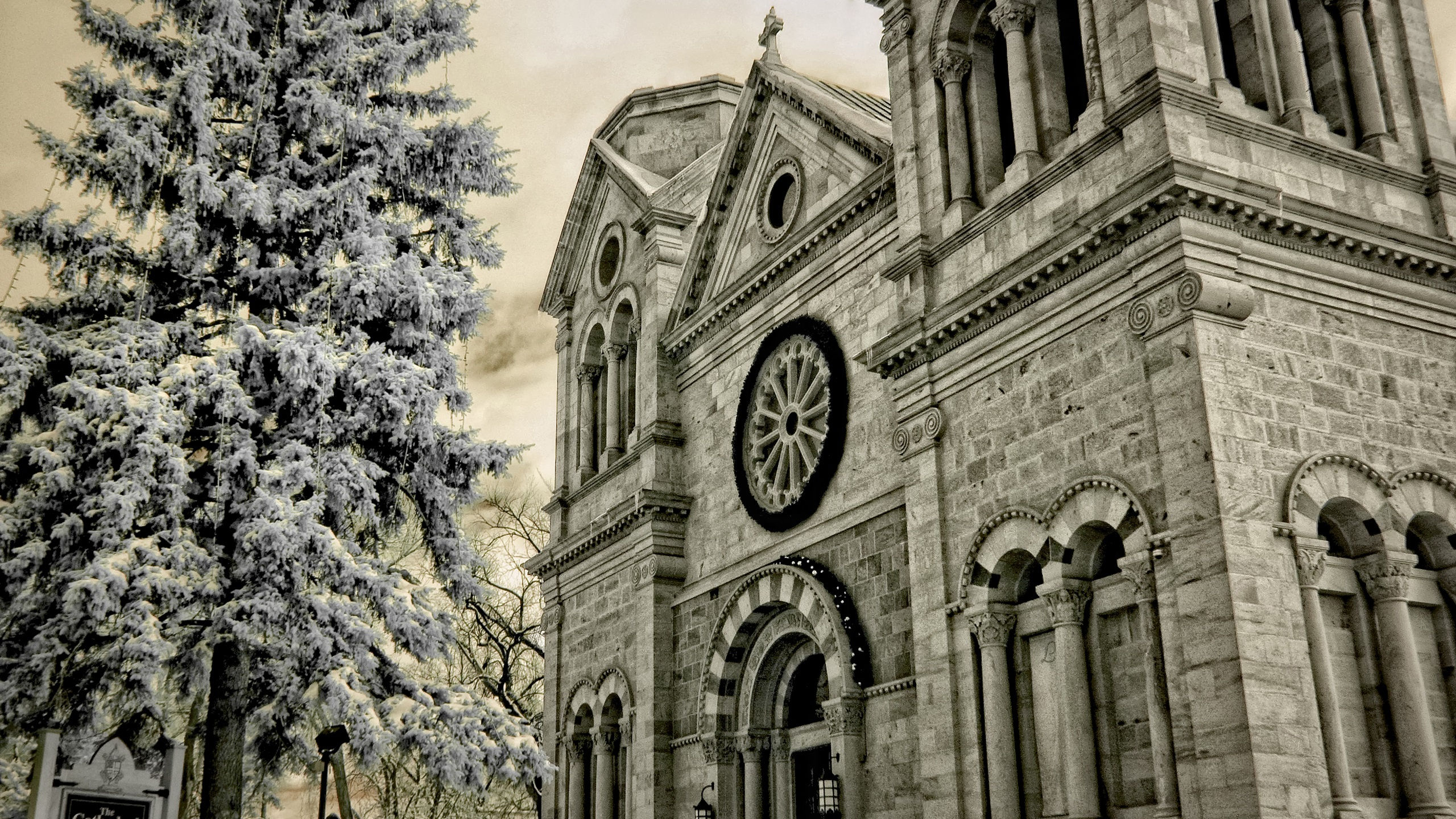 Free download wallpaper Architecture, Tree, Cathedral, Religious, Cathedrals on your PC desktop