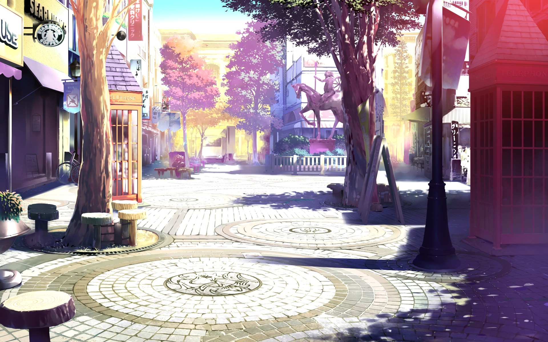 Free download wallpaper Anime, City on your PC desktop