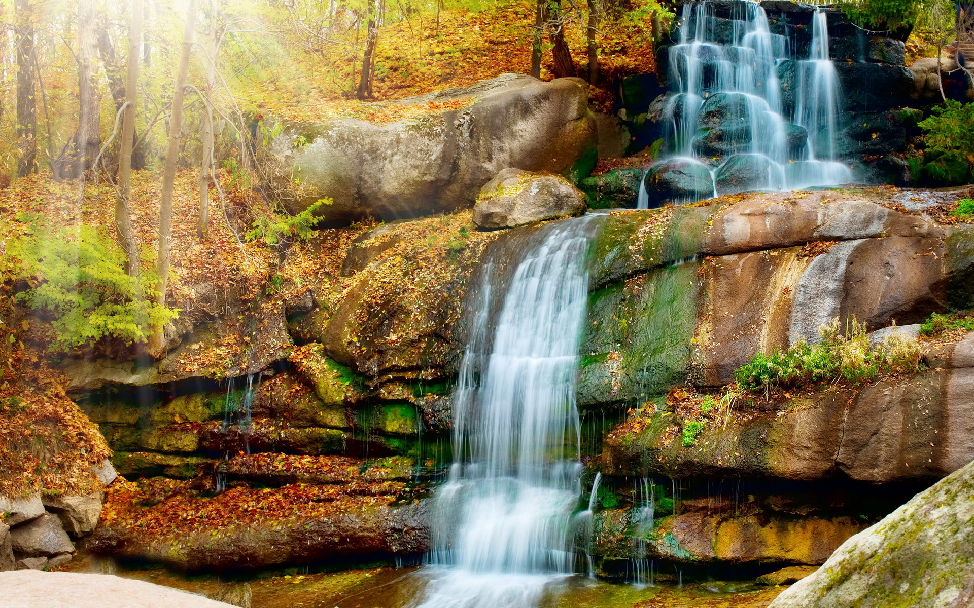 Free download wallpaper Waterfall, Earth on your PC desktop