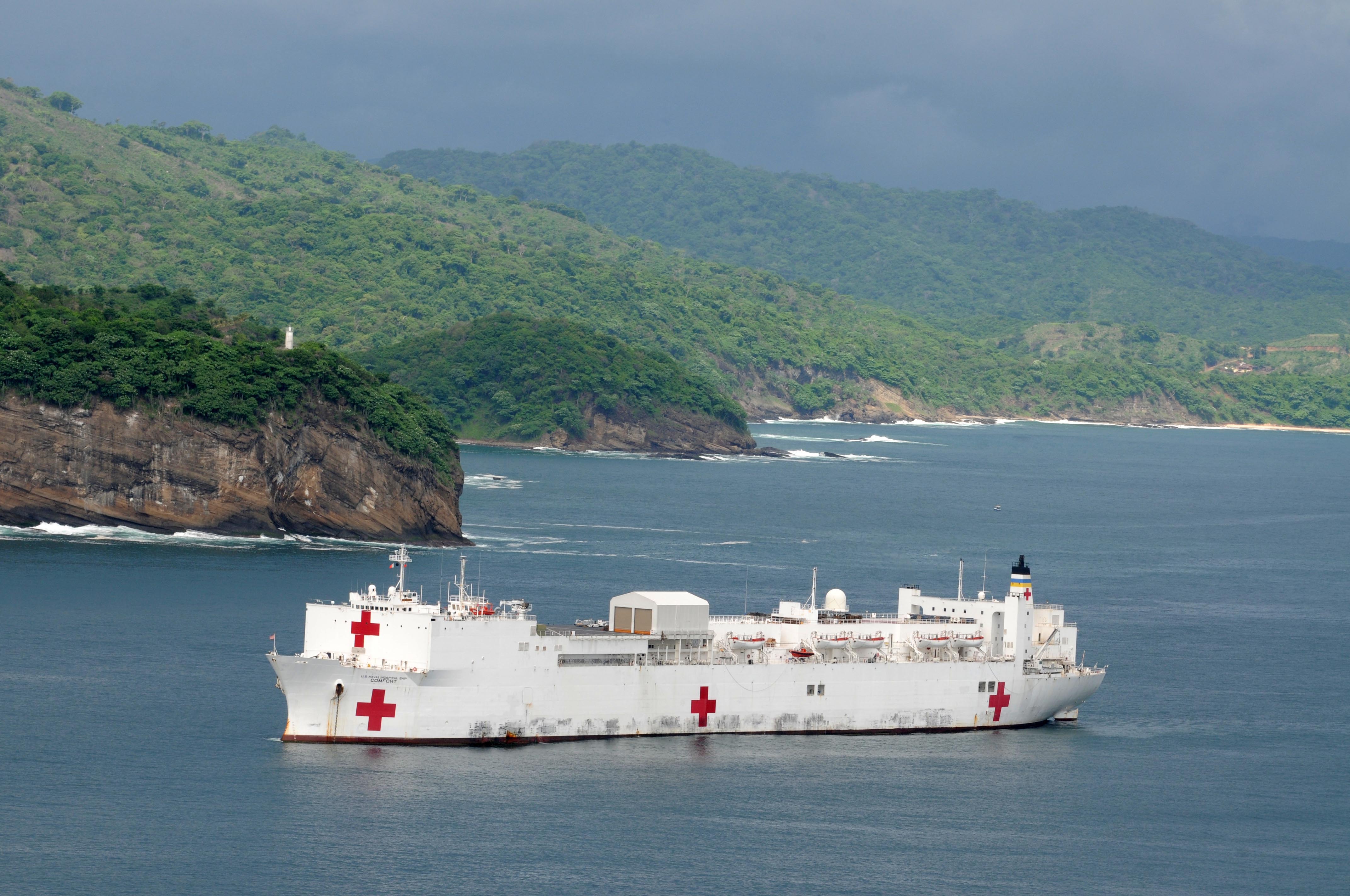 293531壁紙のダウンロード軍隊, usns コンフォート (t ah 20), 病院船, 軍艦-スクリーンセーバーと写真を無料で