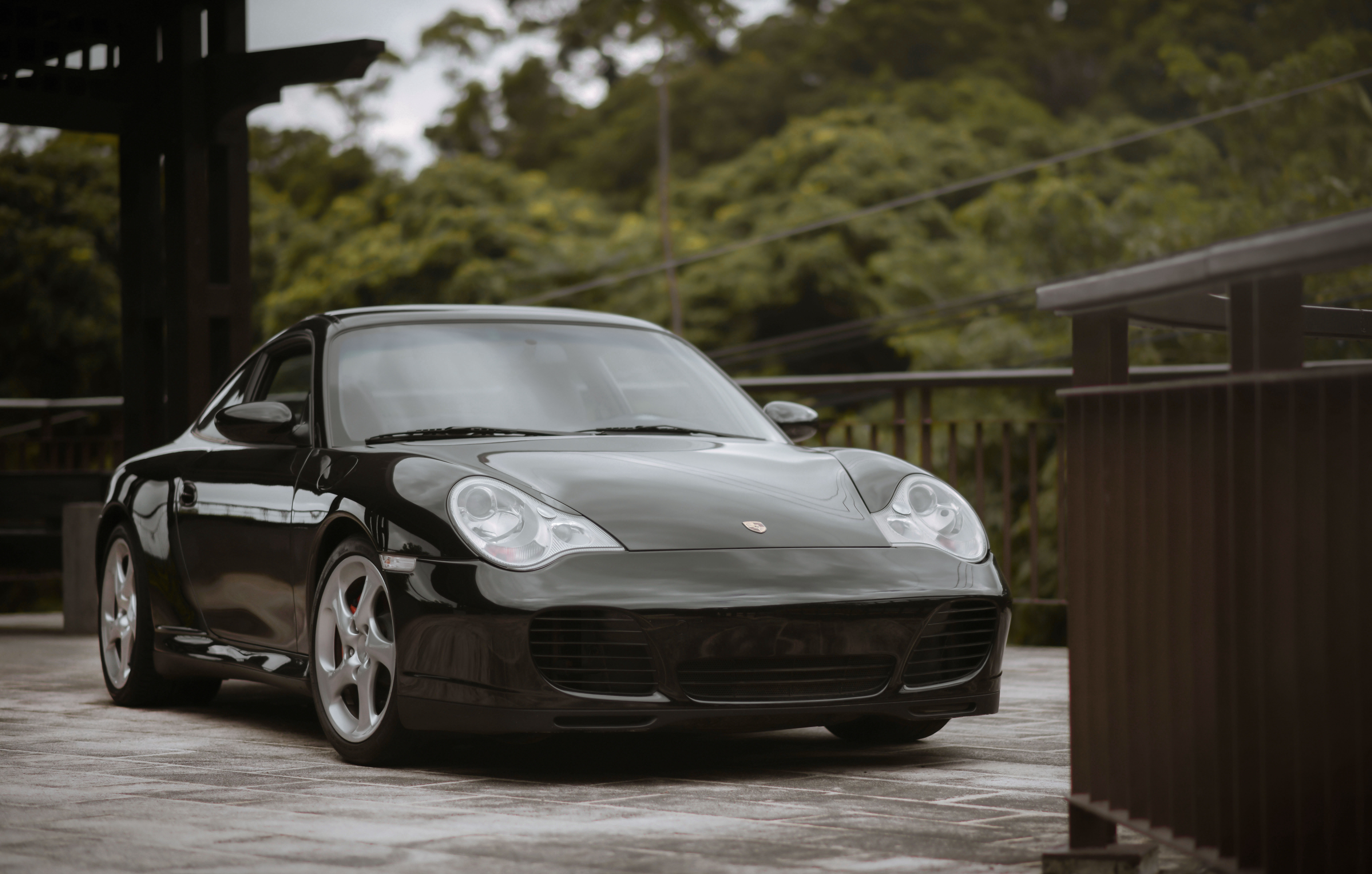 Descarga gratuita de fondo de pantalla para móvil de Porsche 911 Carrera 4S, Coches, Vista Frontal, Un Coche, Máquina, Coche Deportivo, Deportivo, El Negro, Porsche.