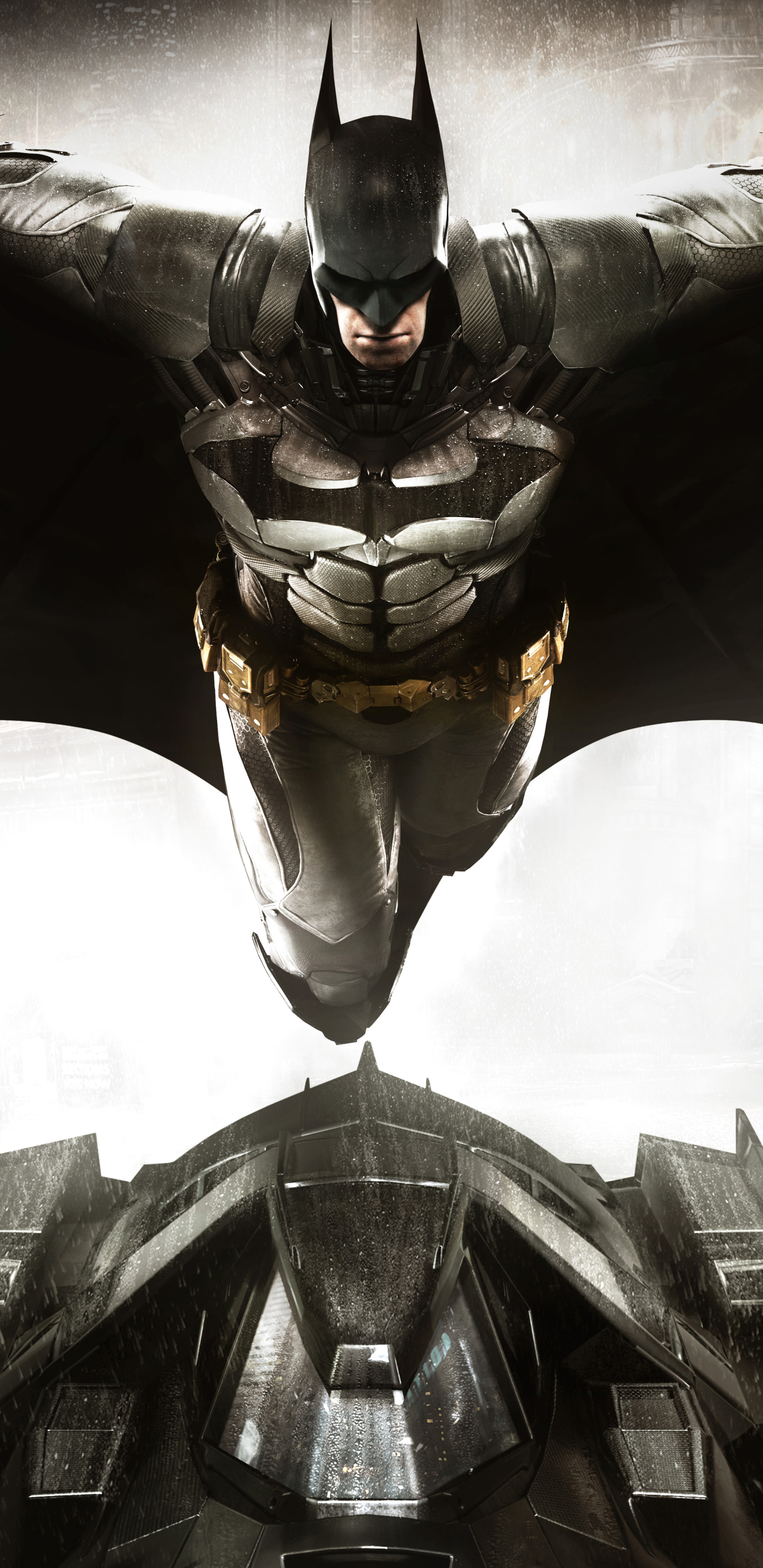 Descarga gratuita de fondo de pantalla para móvil de Videojuego, Dc Comics, Hombre Murciélago, Batimóvil, Batman: Arkham Knight.