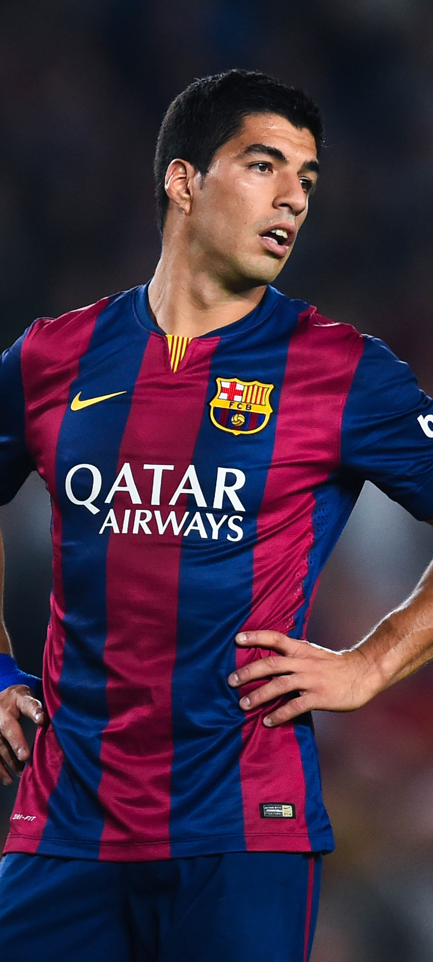 Download mobile wallpaper Sports, Barcelona, Soccer, Luis Suarez for free.