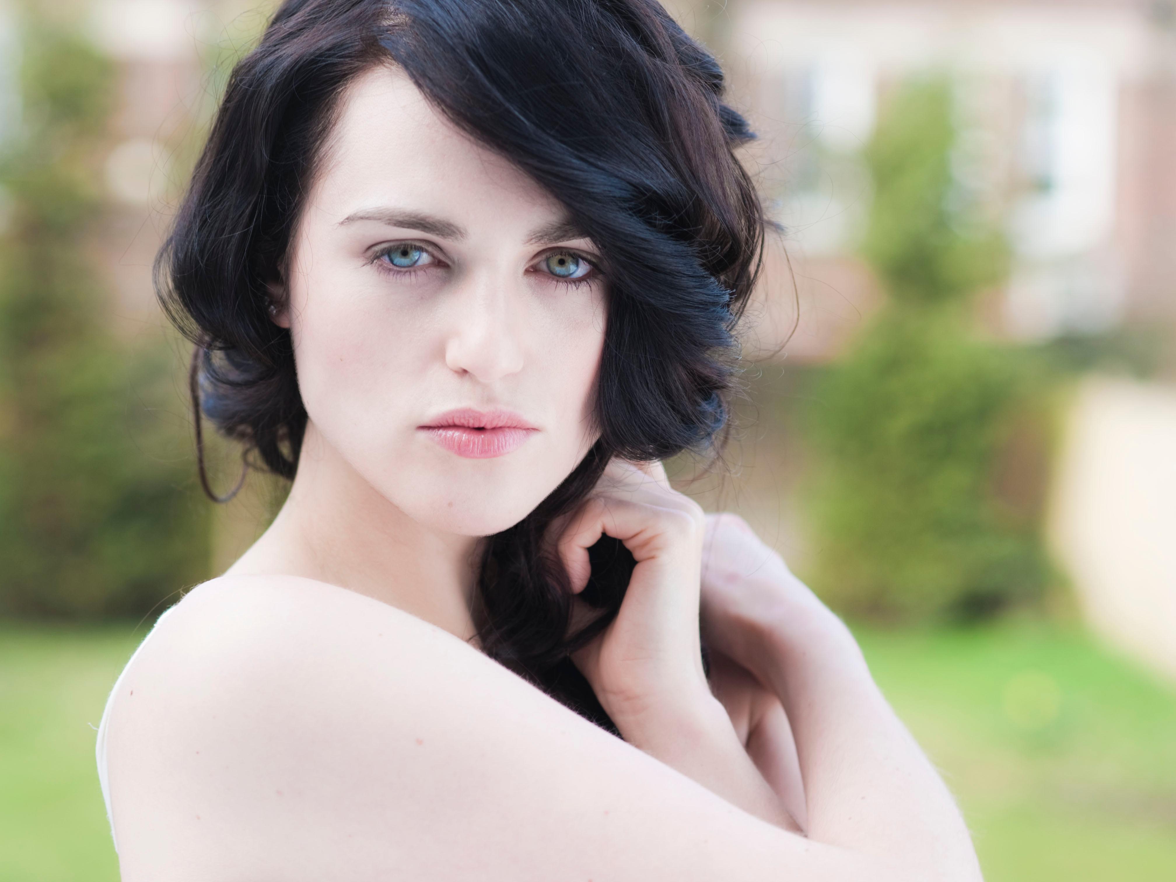 celebrity, katie mcgrath, actress, black hair, canadian, green eyes Image for desktop