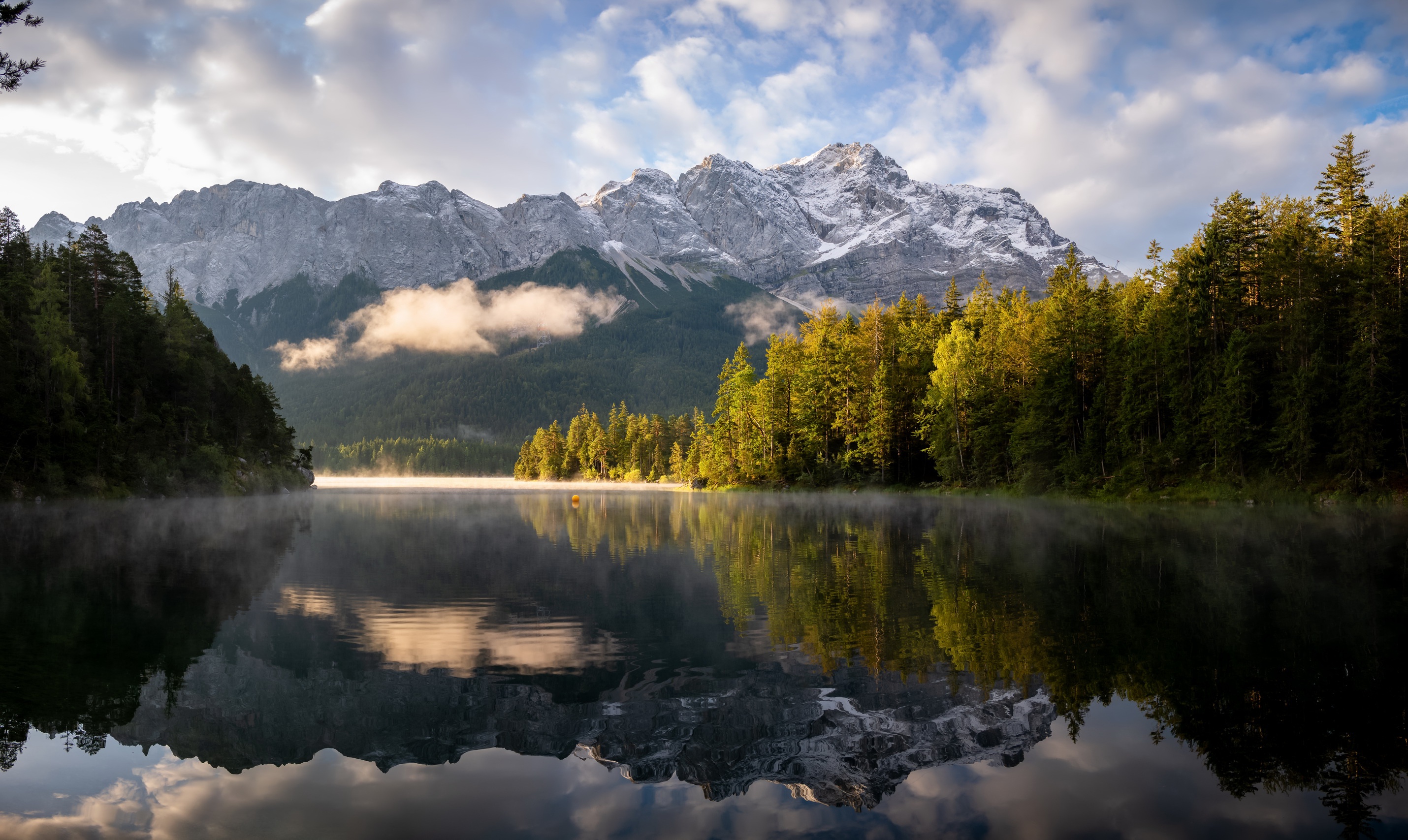 Download mobile wallpaper Nature, Mountain, Lake, Reflection, Earth, Bavaria for free.