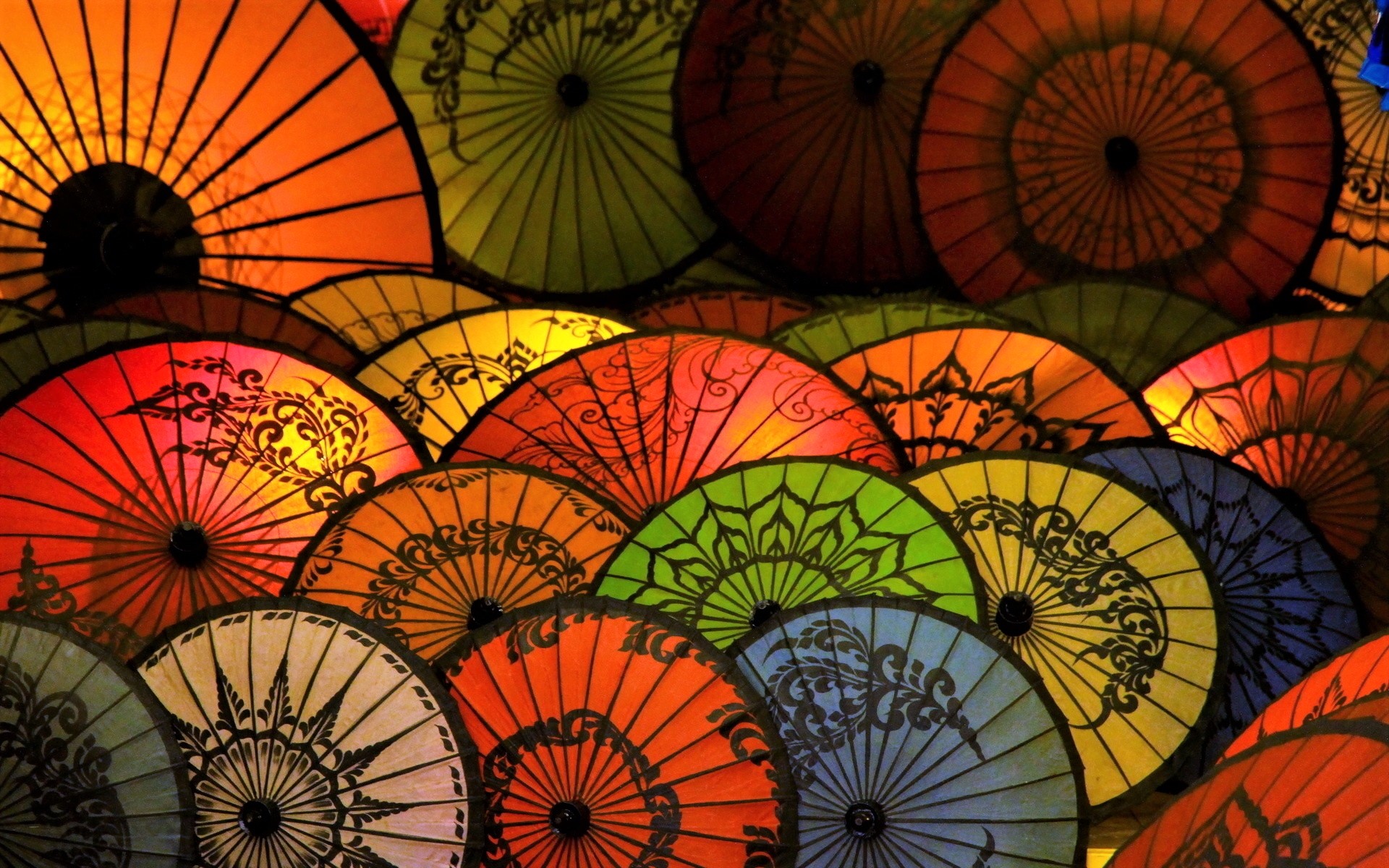 Download mobile wallpaper Colors, Colorful, Oriental, Man Made, Parasol for free.