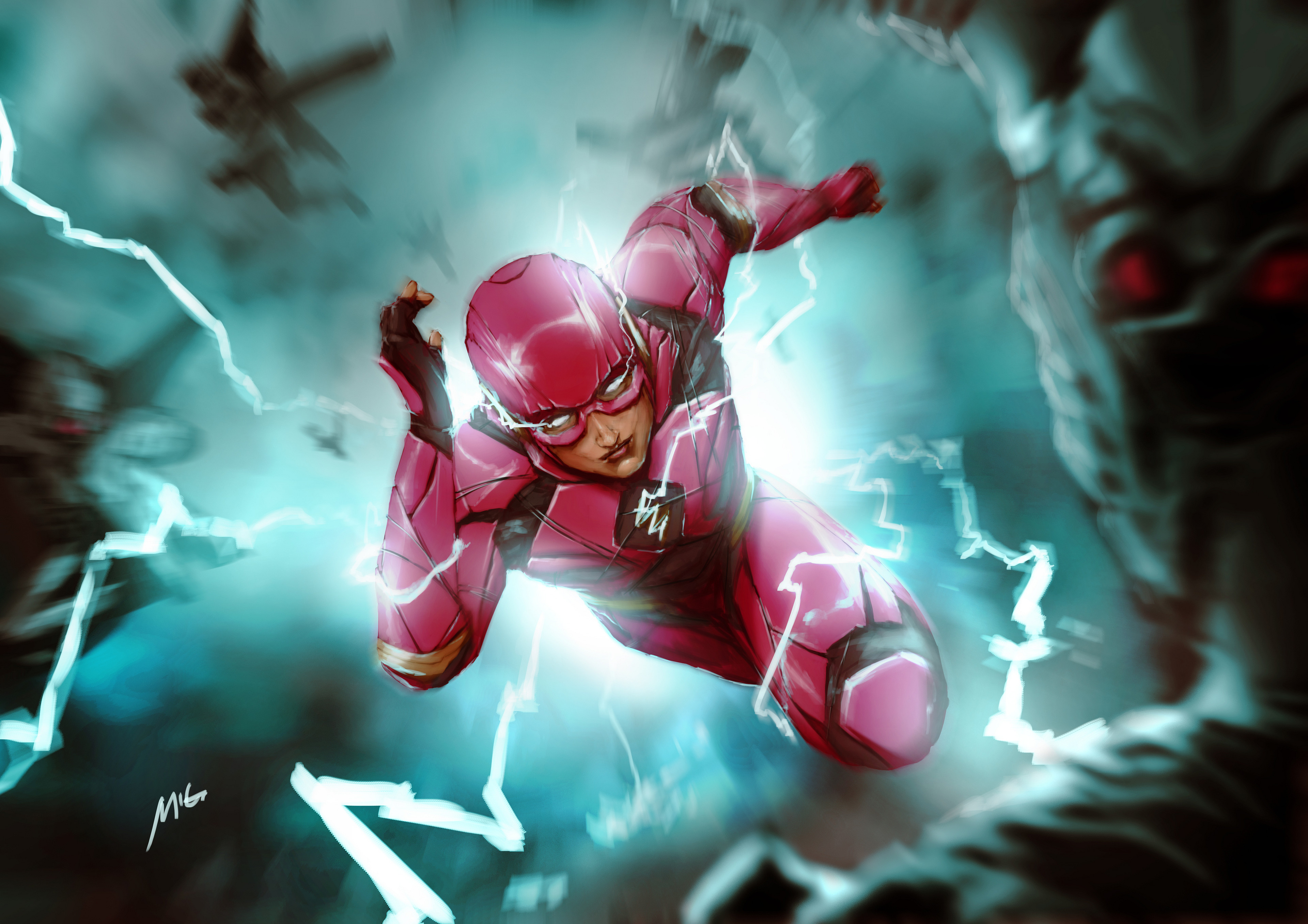 Baixar papel de parede para celular de História Em Quadrinhos, Dc Comics, Flash gratuito.