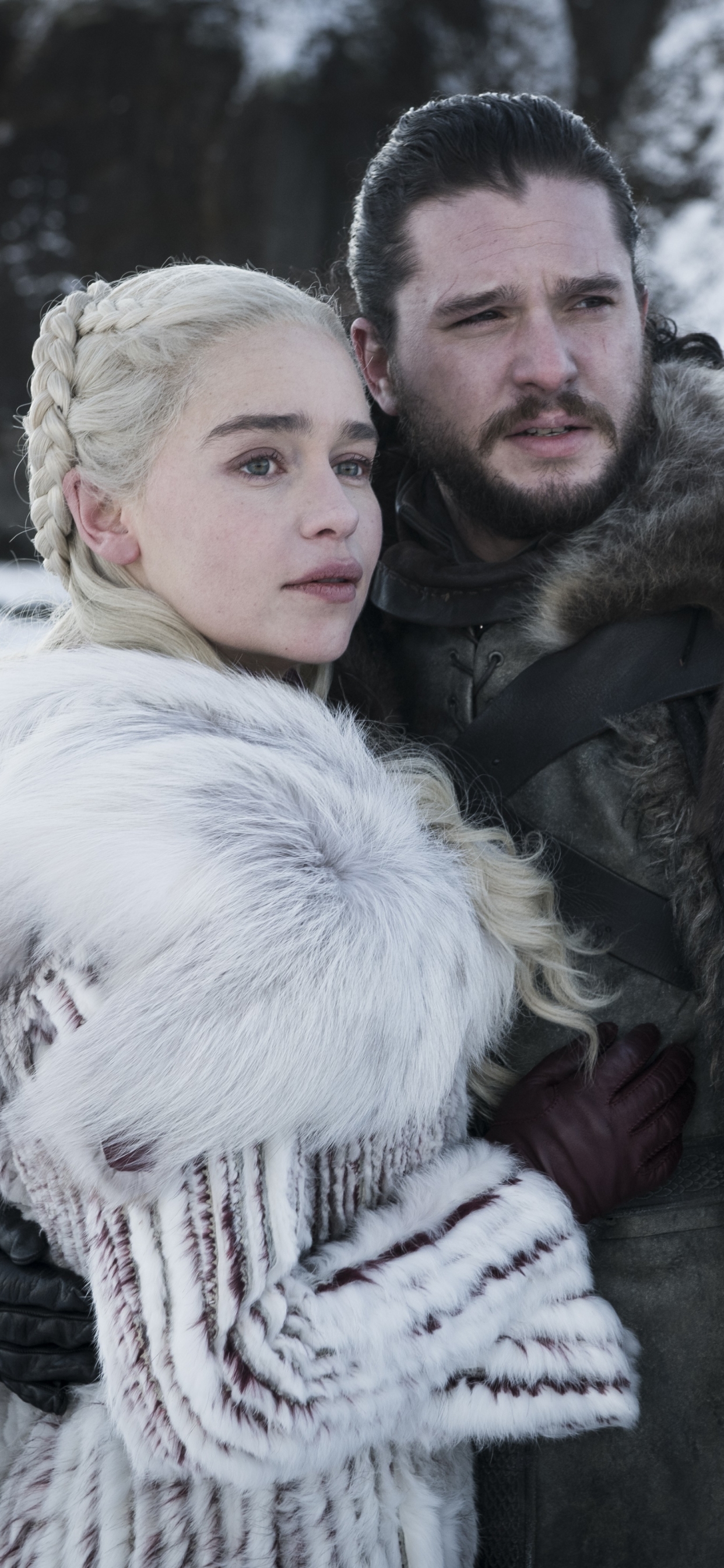 Handy-Wallpaper Fernsehserien, Kit Harington, Jon Schnee, Game Of Thrones: Das Lied Von Eis Und Feuer, Daenerys Targaryen, Emilia Clarke kostenlos herunterladen.