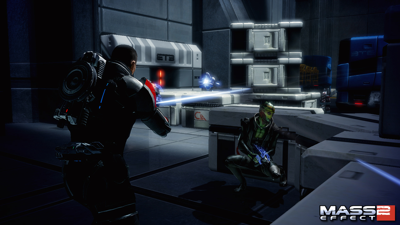 Handy-Wallpaper Computerspiele, Kommandant Shepard, Mass Effect 2, Than Krios kostenlos herunterladen.