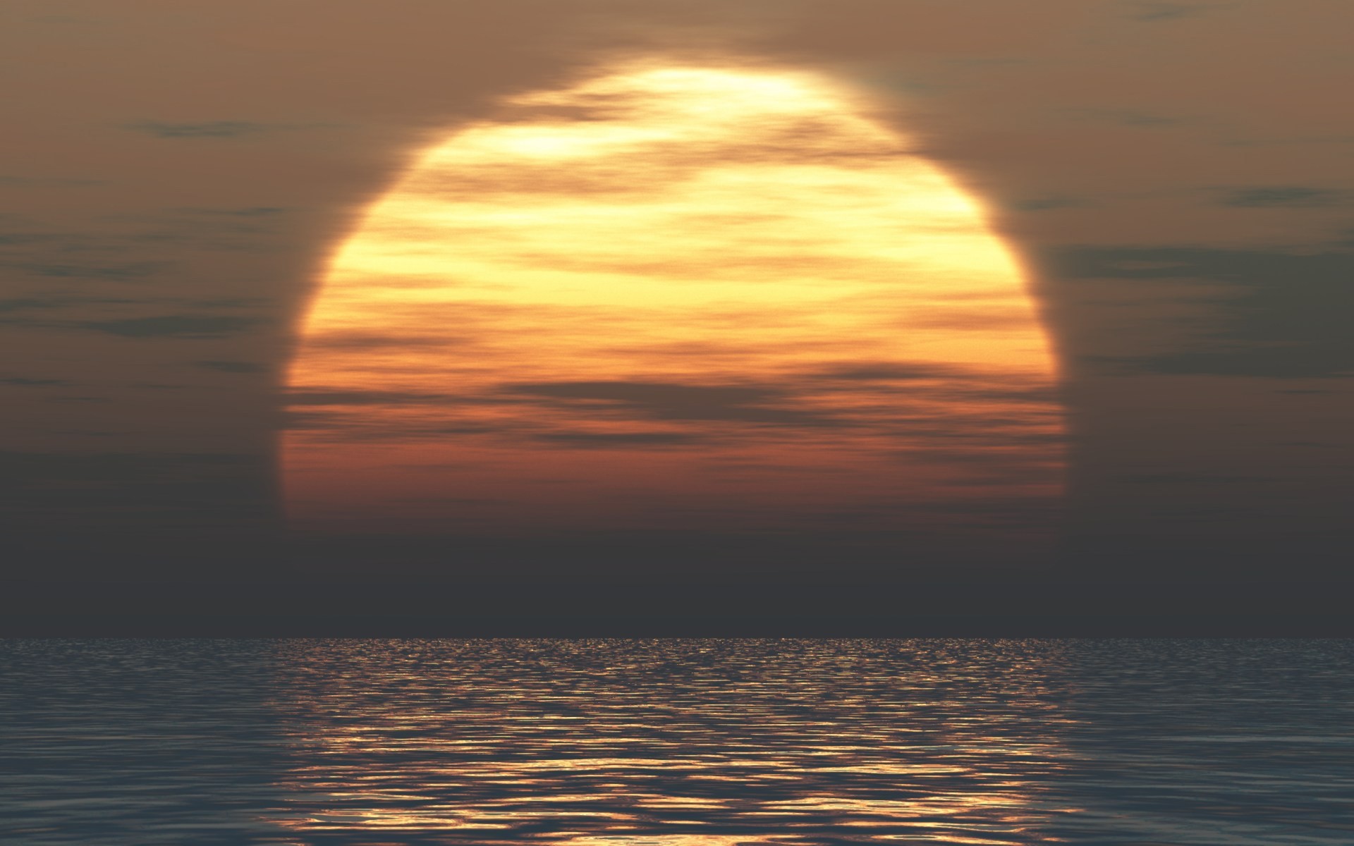 Laden Sie das Sunset, Landschaft, Sea-Bild kostenlos auf Ihren PC-Desktop herunter
