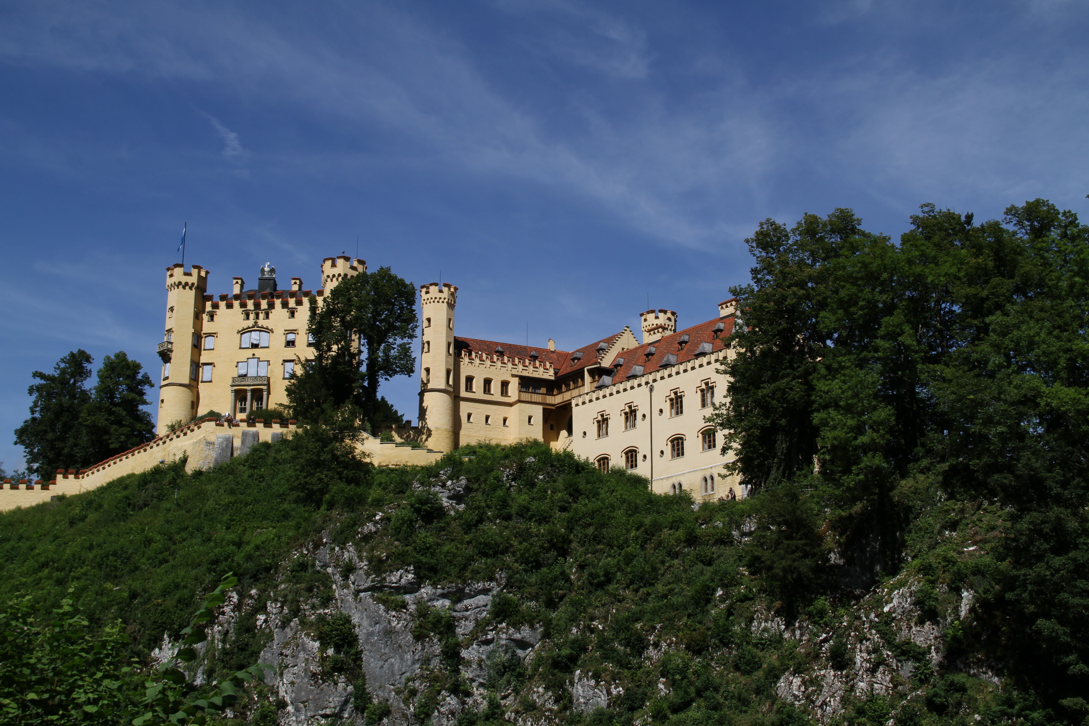 286947 baixar papel de parede feito pelo homem, castelo hohenschwangau, castelos - protetores de tela e imagens gratuitamente