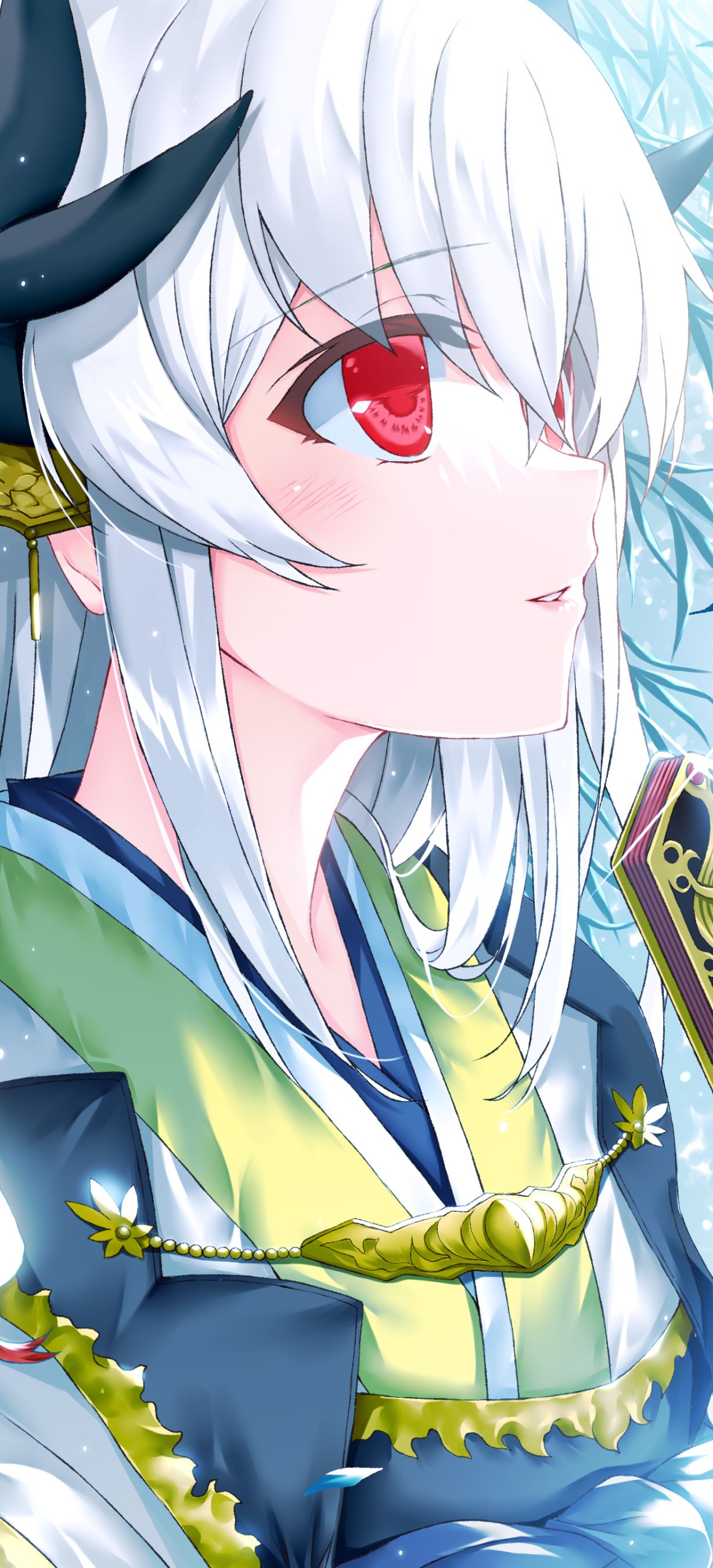 Download mobile wallpaper Anime, Red Eyes, White Hair, Fate/grand Order, Kiyohime (Fate/grand Order), Fate Series for free.