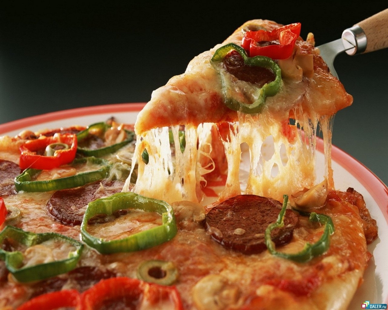 Скачати мобільні шпалери Їжа, Піца безкоштовно.