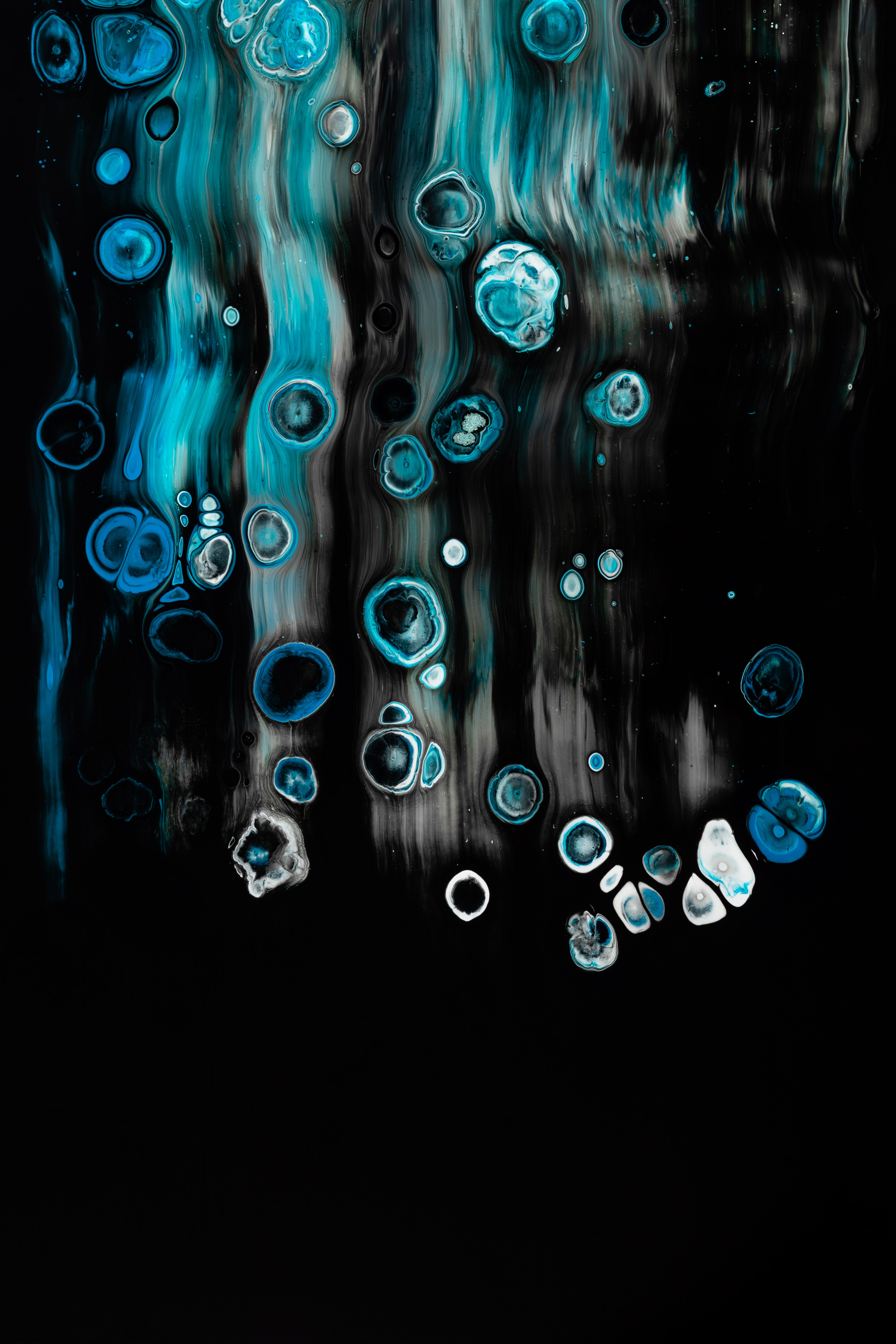 Free download wallpaper Paint, Abstract, Dark, Circles on your PC desktop