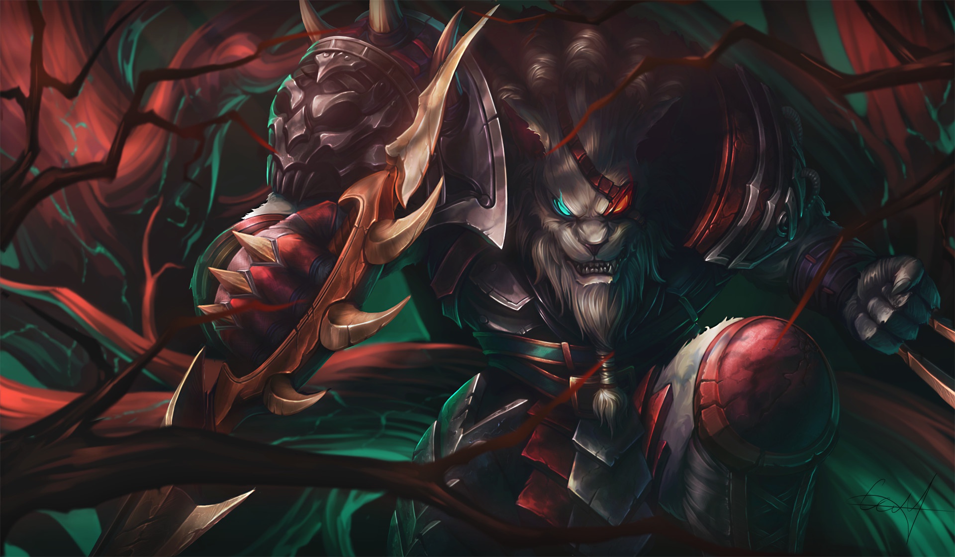 Download mobile wallpaper League Of Legends, Video Game, Rengar (League Of Legends) for free.