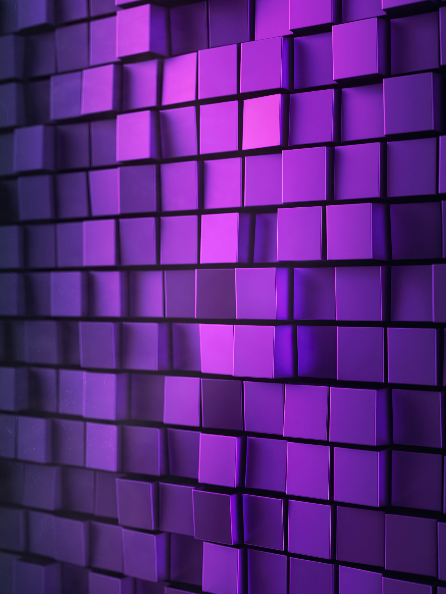 Download mobile wallpaper Abstract, Pattern, Purple, Cube for free.