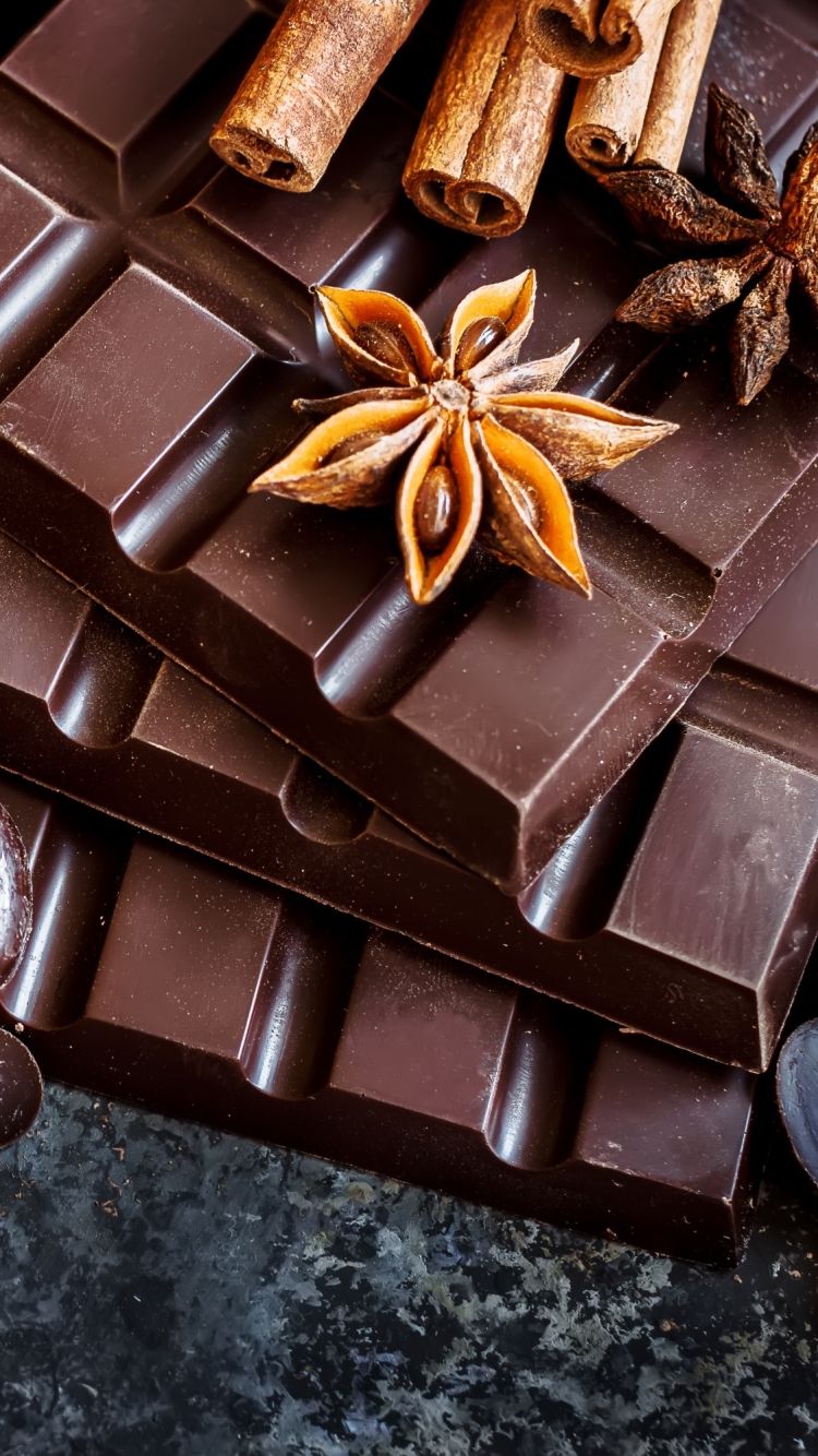 Download mobile wallpaper Food, Chocolate, Still Life, Sweets, Star Anise for free.