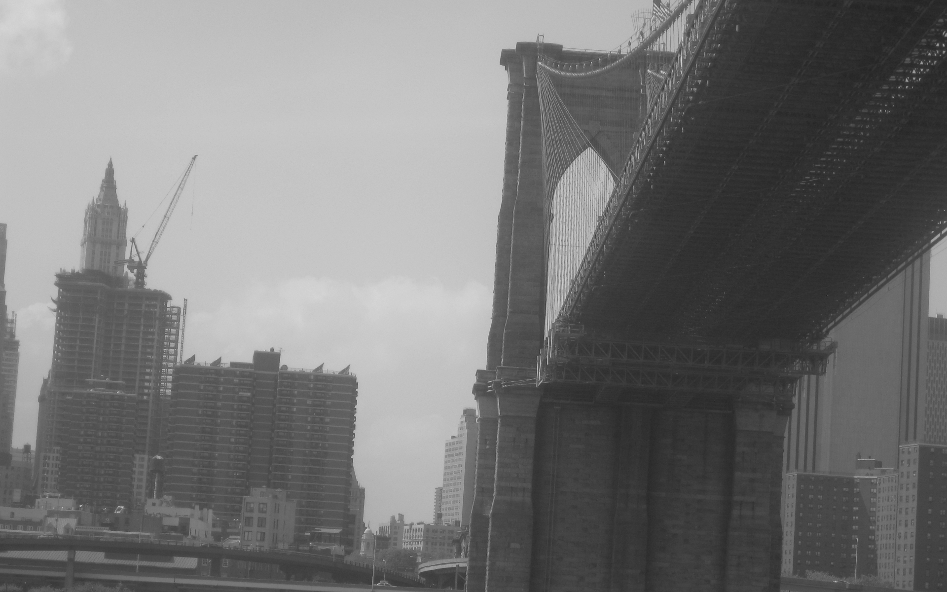 Free download wallpaper Bridges, New York, Brooklyn Bridge, Man Made on your PC desktop