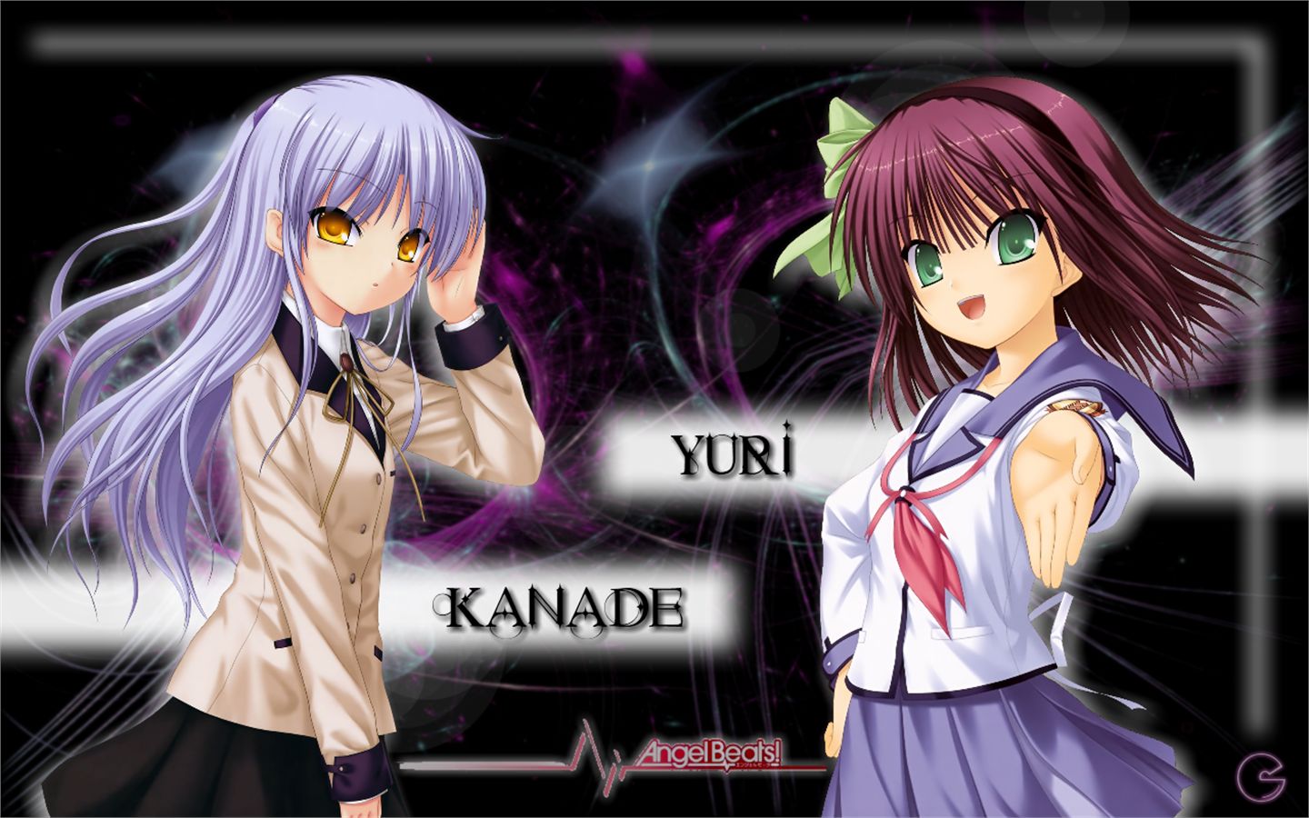 Baixe gratuitamente a imagem Yuri Nakamura, Angel Beats!, Kanade Tachibana, Anime na área de trabalho do seu PC