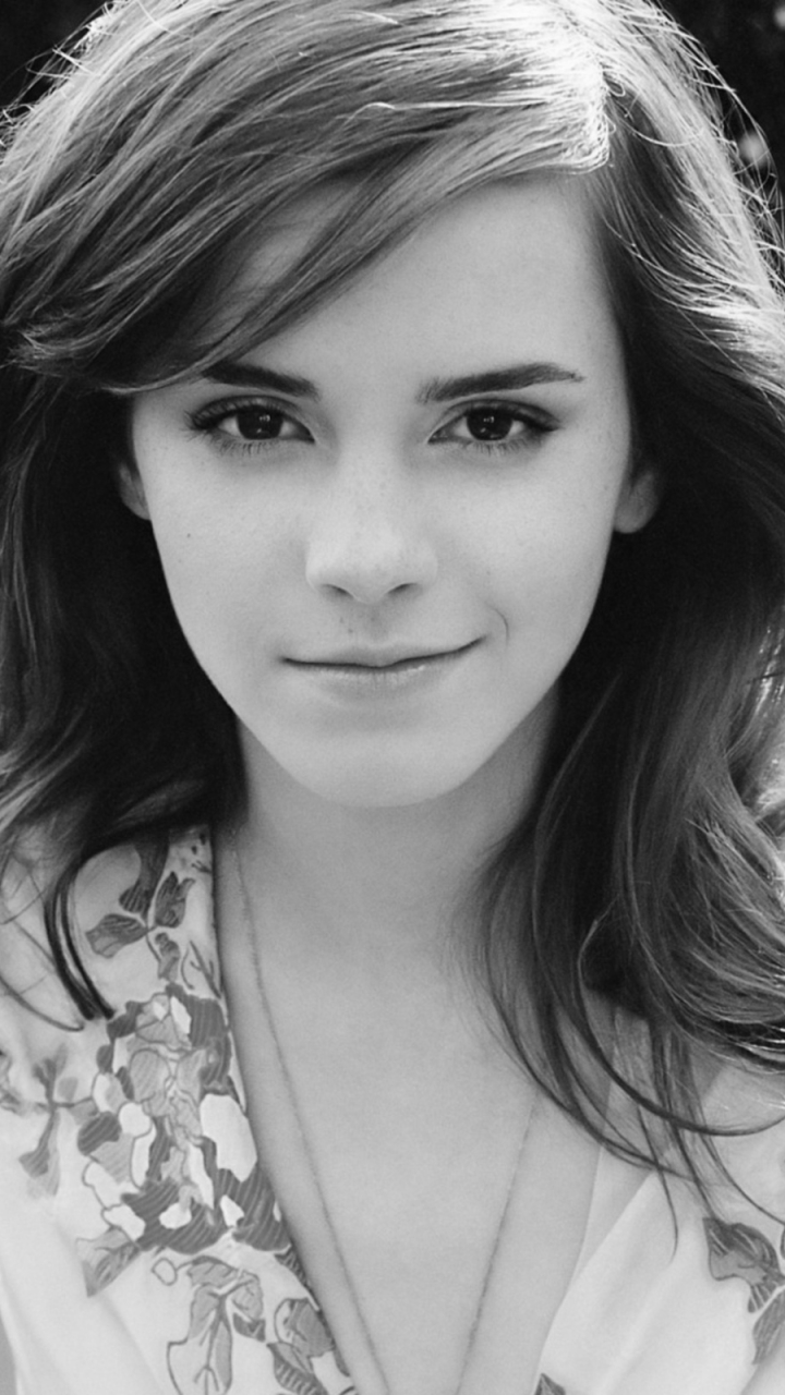 Handy-Wallpaper Emma Watson, Lächeln, Gesicht, Berühmtheiten, Darstellerin kostenlos herunterladen.