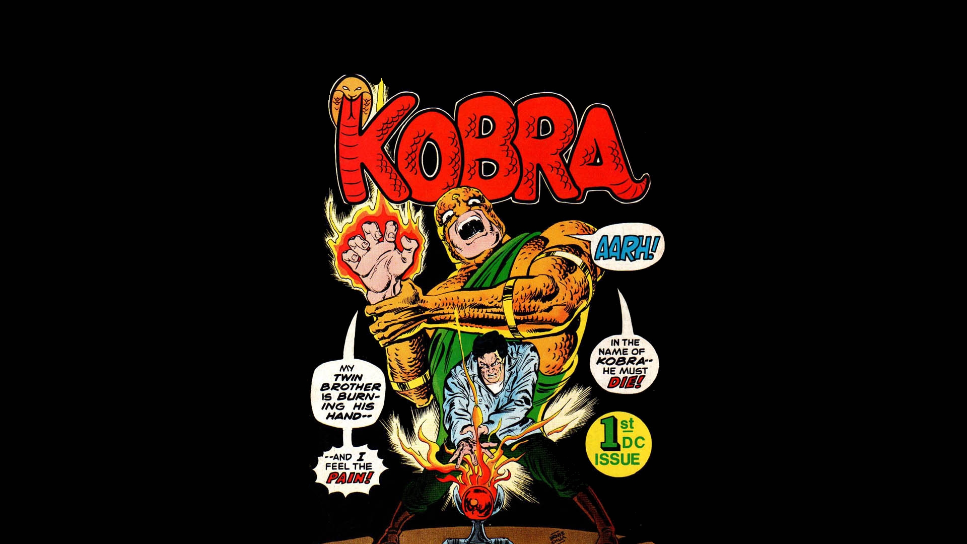 Handy-Wallpaper Kobra, Comics kostenlos herunterladen.