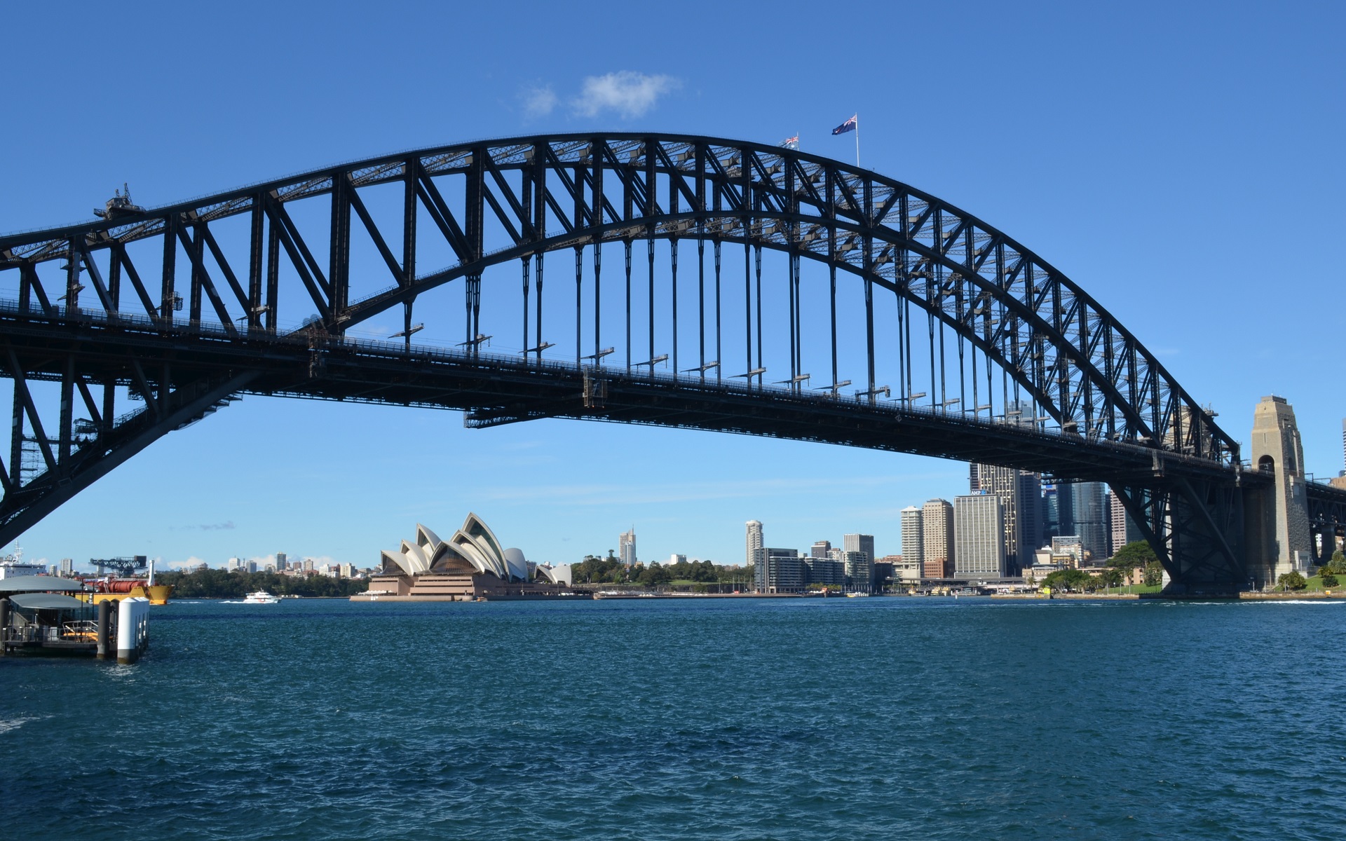 313913 baixar imagens feito pelo homem, ponte da baía de sydney, austrália, ponte, cidade, porto, ópera de sydney, sidney, pontes - papéis de parede e protetores de tela gratuitamente